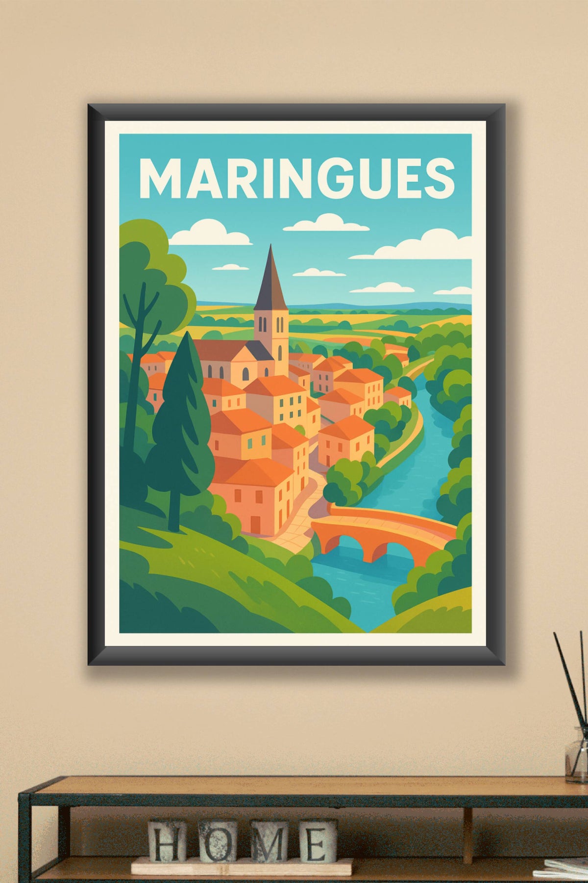 Affiche de Maringues - Charme bucolique au cœur de la nature