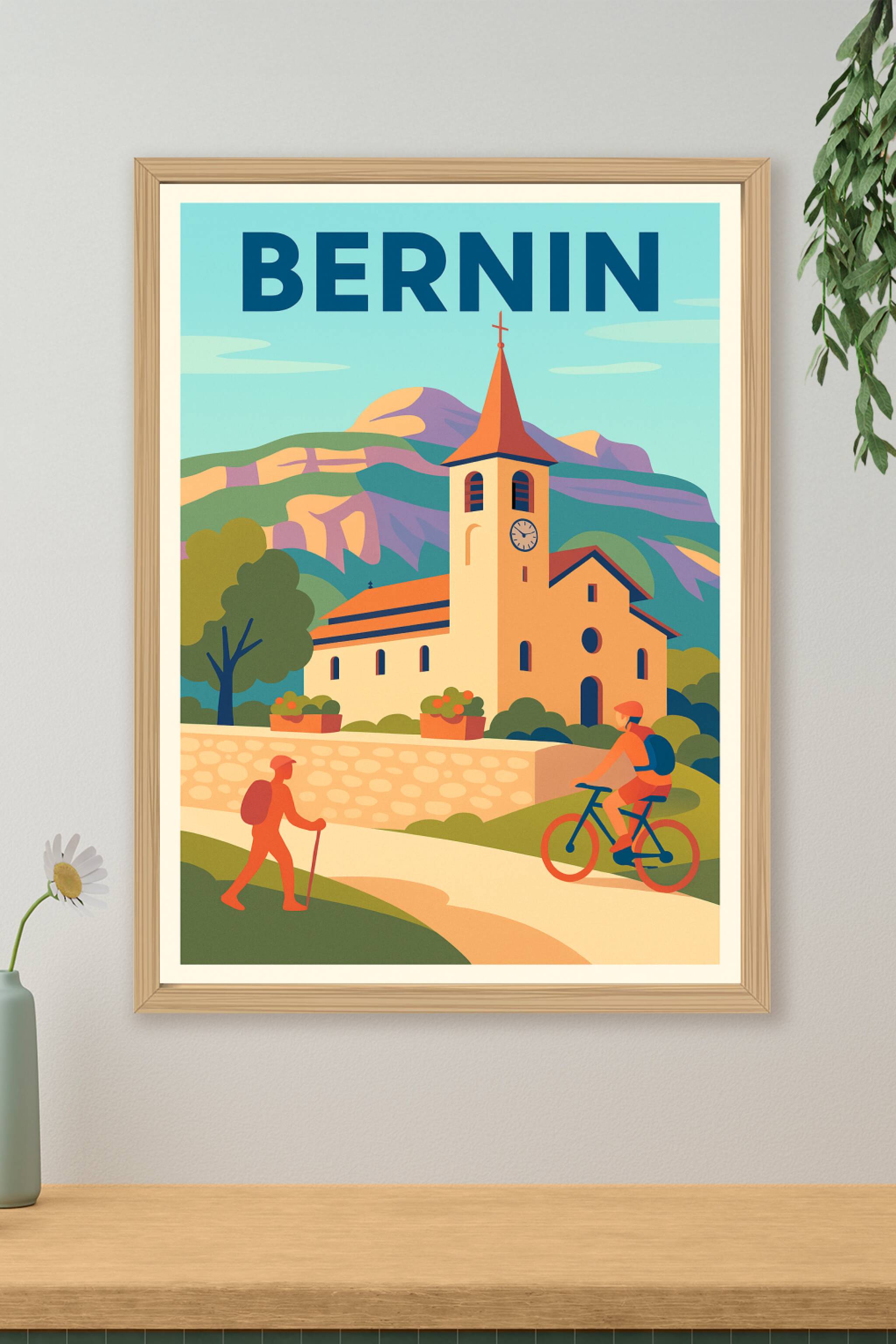 Affiche de Bernin - Escapade nature et patrimoine