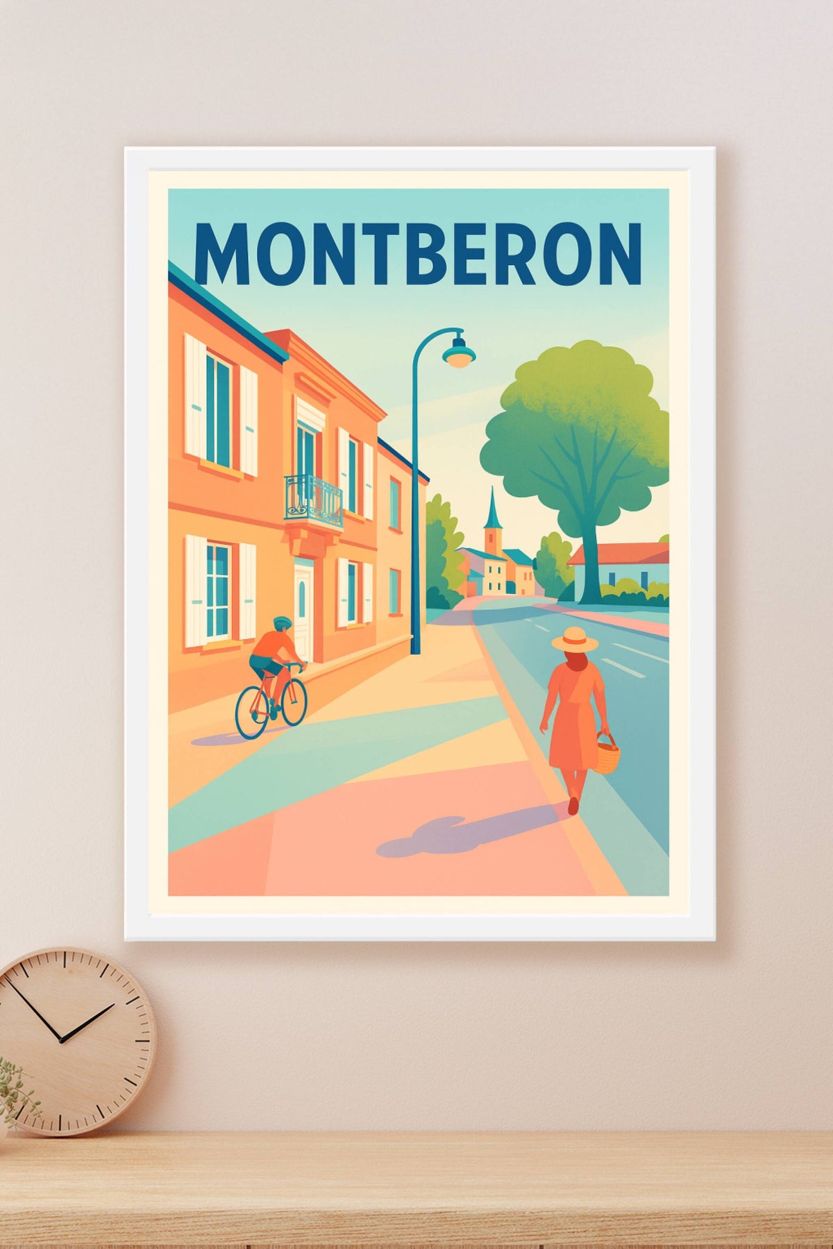 Affiche de Montberon - Charme et douceur de la vie de village