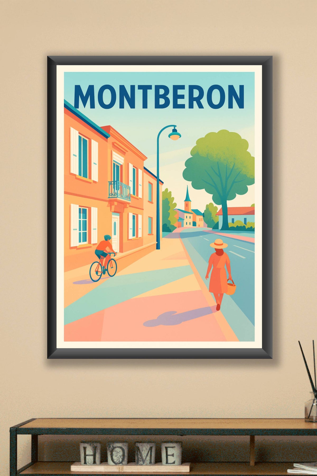 Affiche de Montberon - Charme et douceur de la vie de village