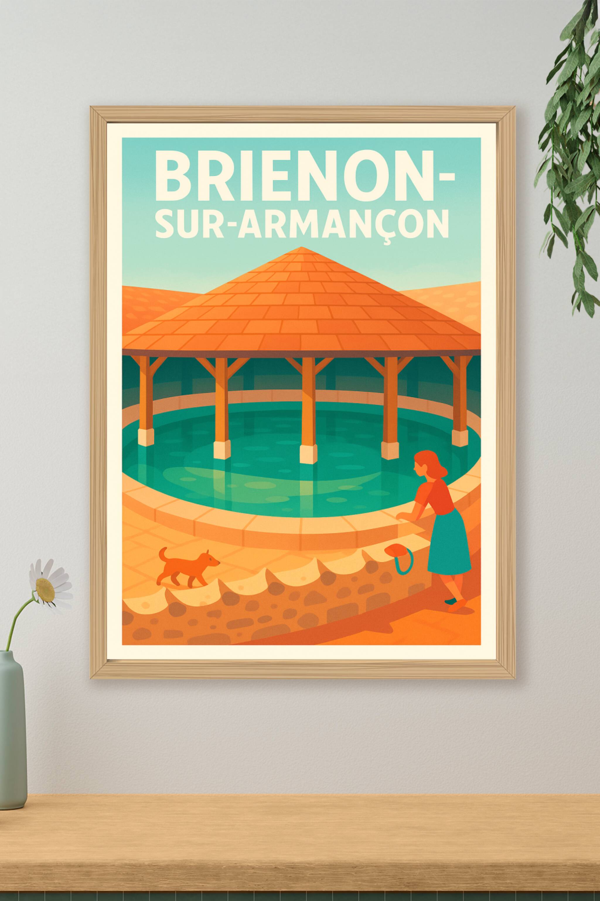 Affiche de Brienon-sur-Armançon - Harmonie et Sérénité au Lavoir