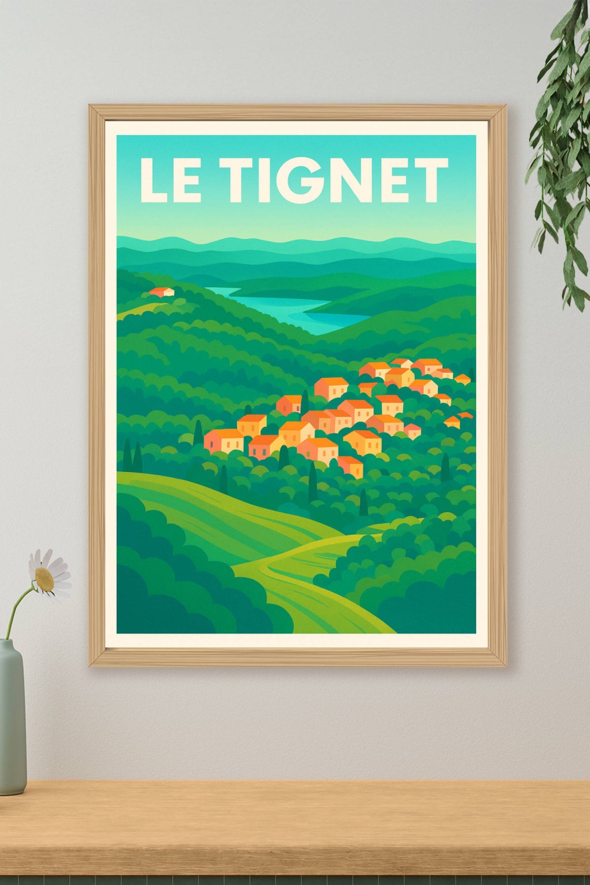 Affiche de Le Tignet - Évasion bucolique au cœur de la nature