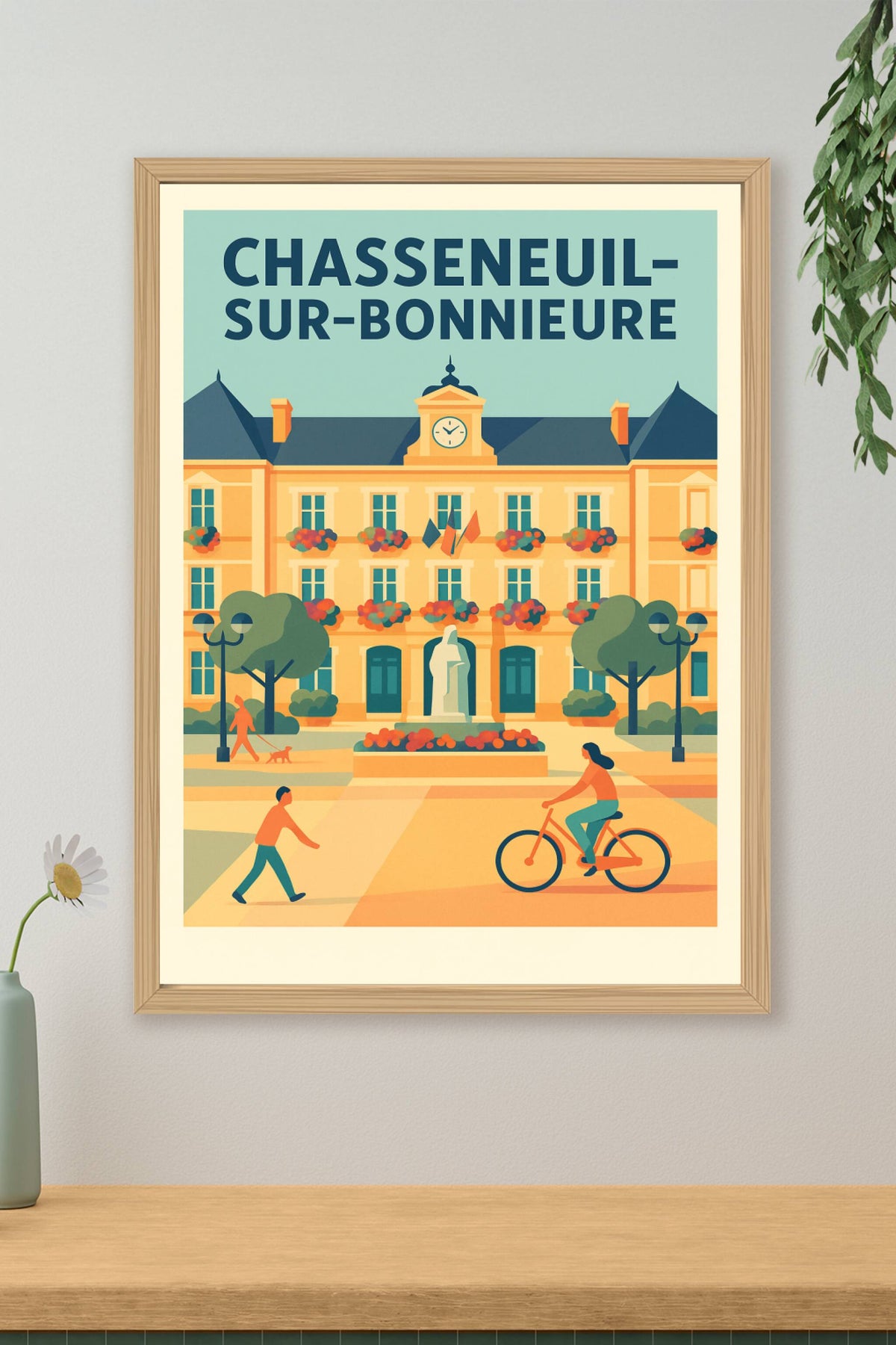 Affiche de Chasseneuil-sur-Bonnieure - Charme et douceur de vivre à l'honneur