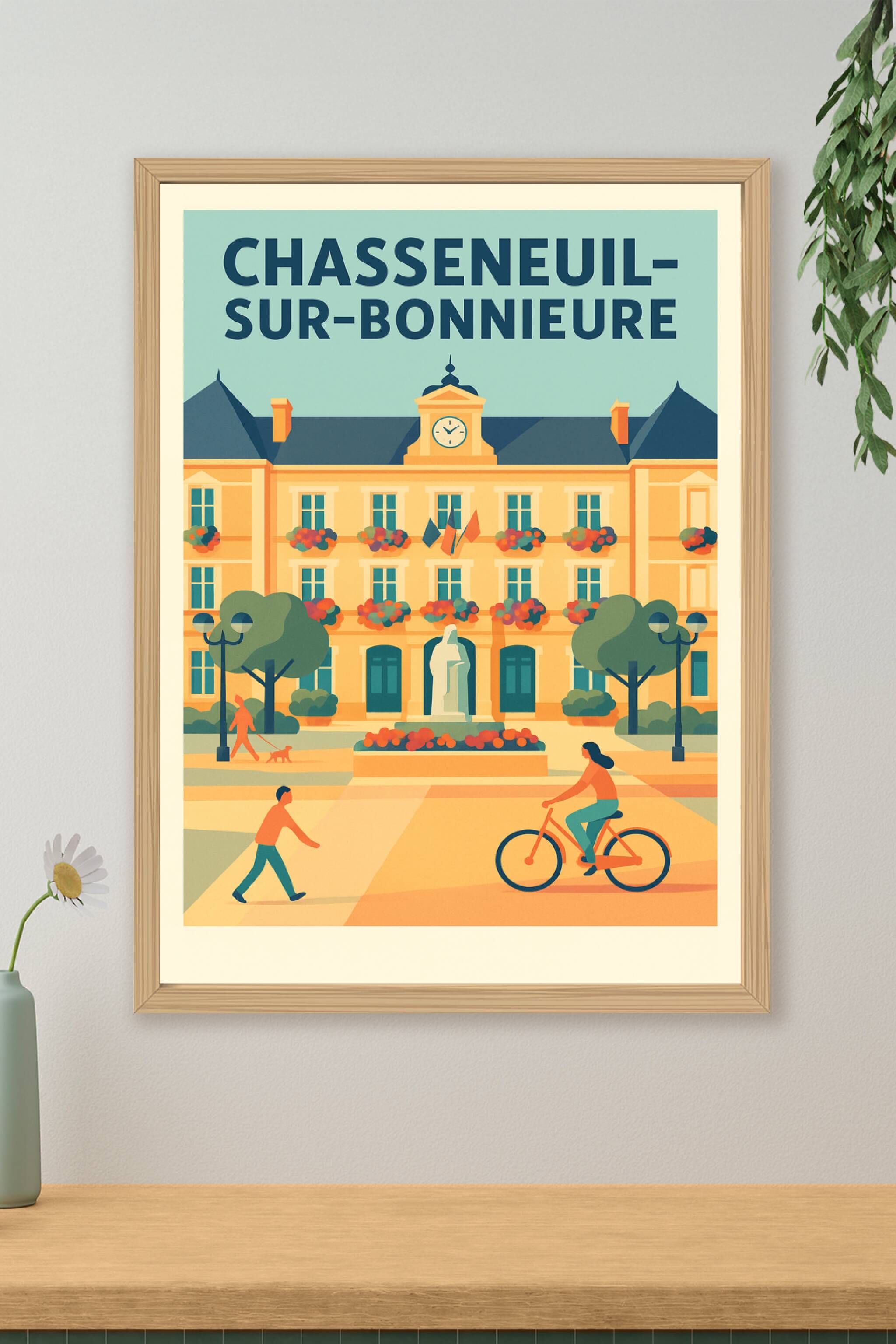 Affiche de Chasseneuil-sur-Bonnieure - Charme et douceur de vivre à l'honneur