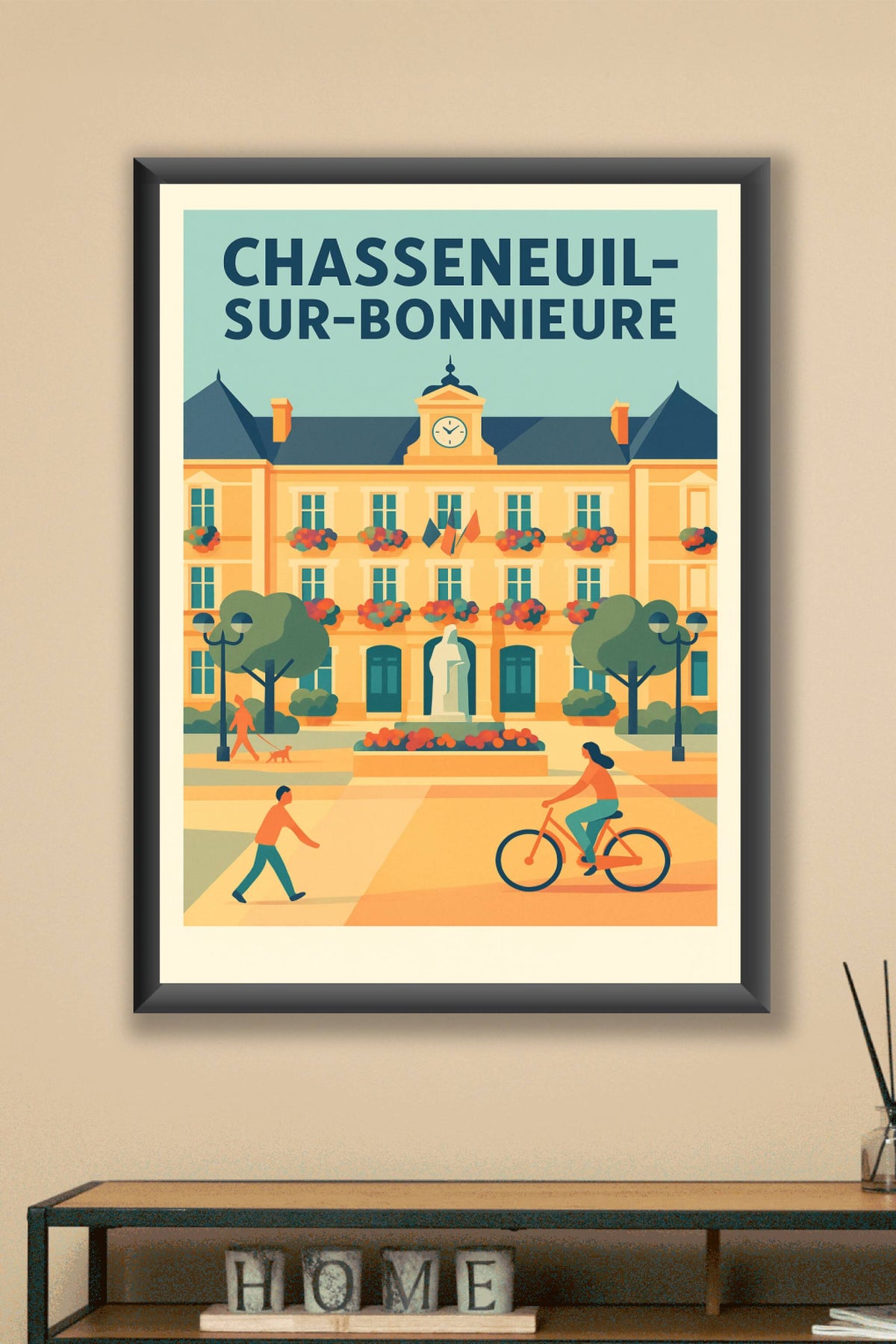 Affiche de Chasseneuil-sur-Bonnieure - Charme et douceur de vivre à l'honneur
