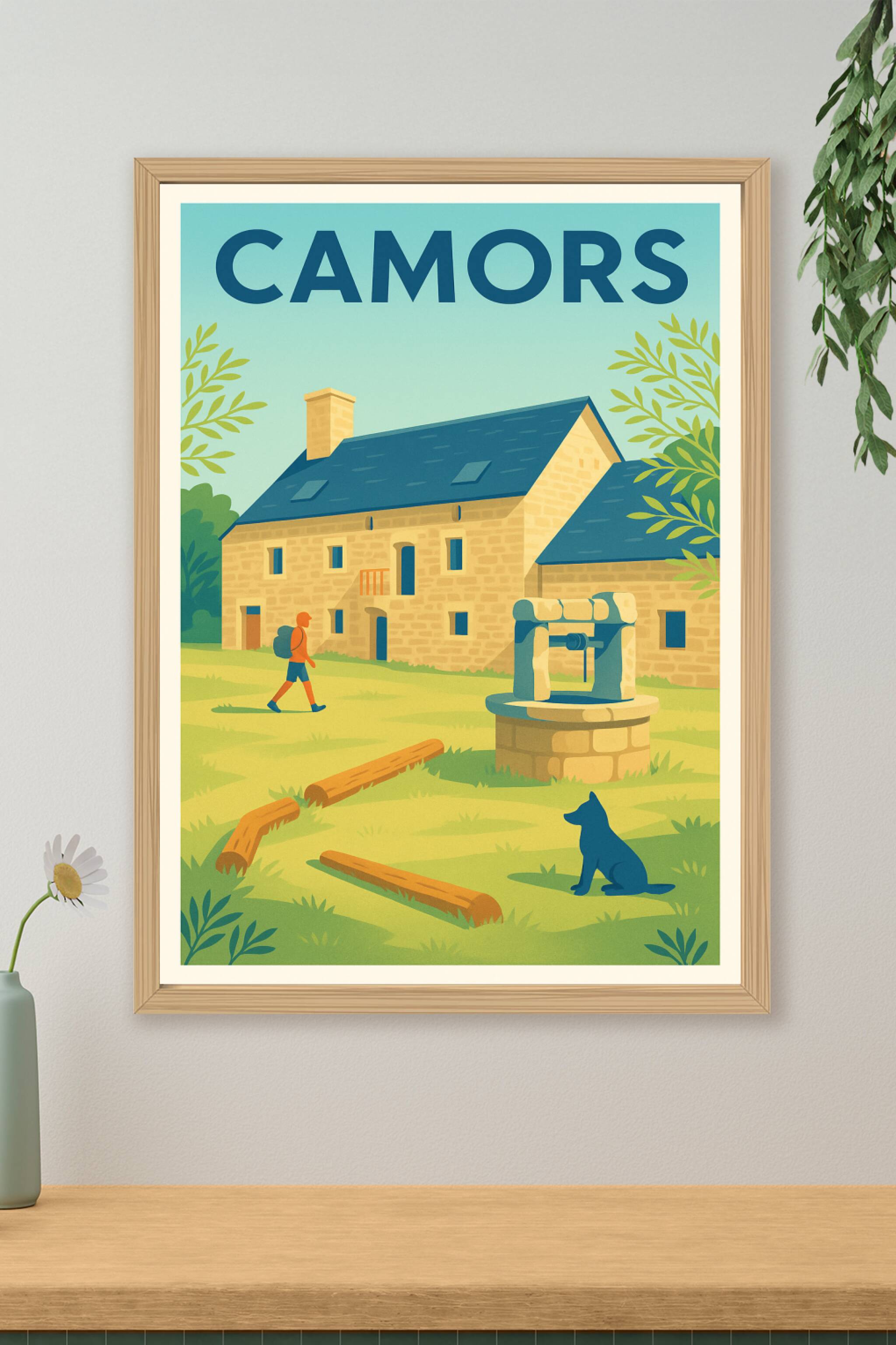 Affiche de Camors - Charme et Sérénité en Pays Breton