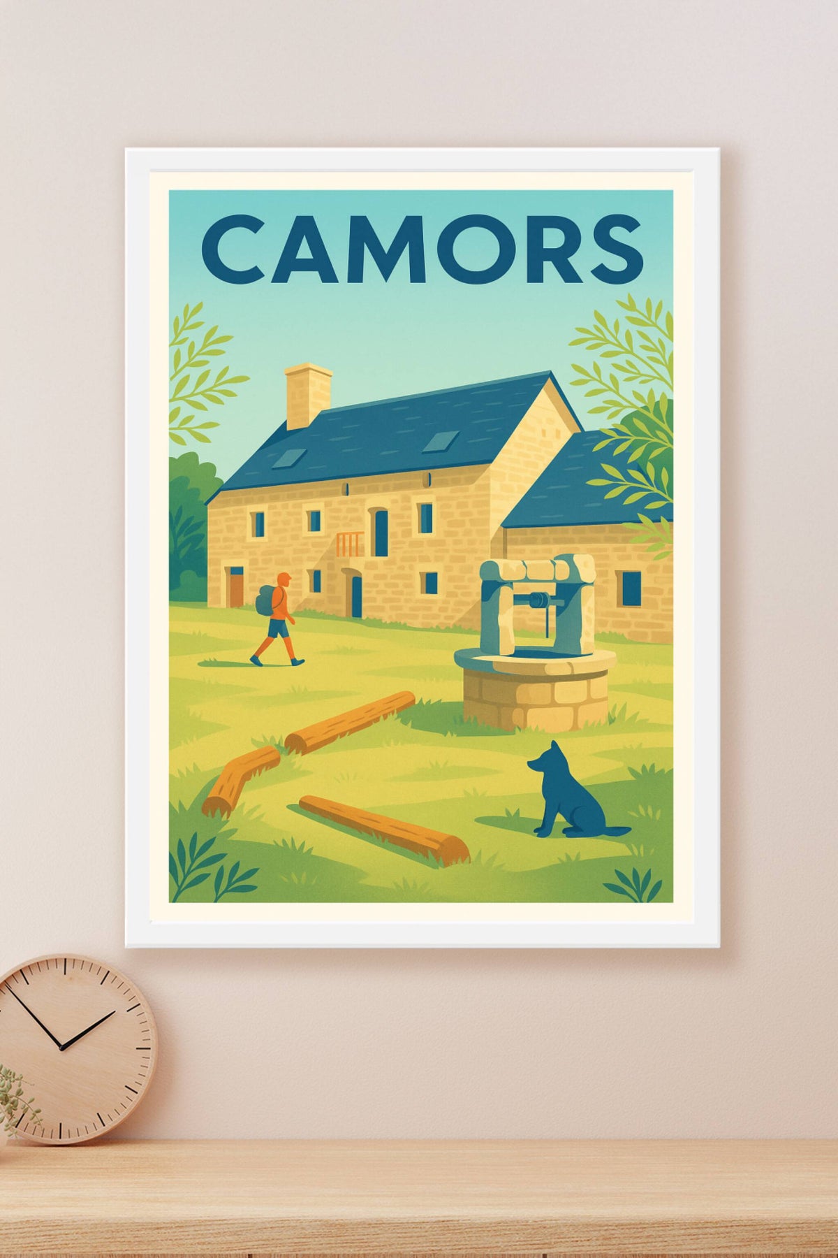Affiche de Camors - Charme et Sérénité en Pays Breton
