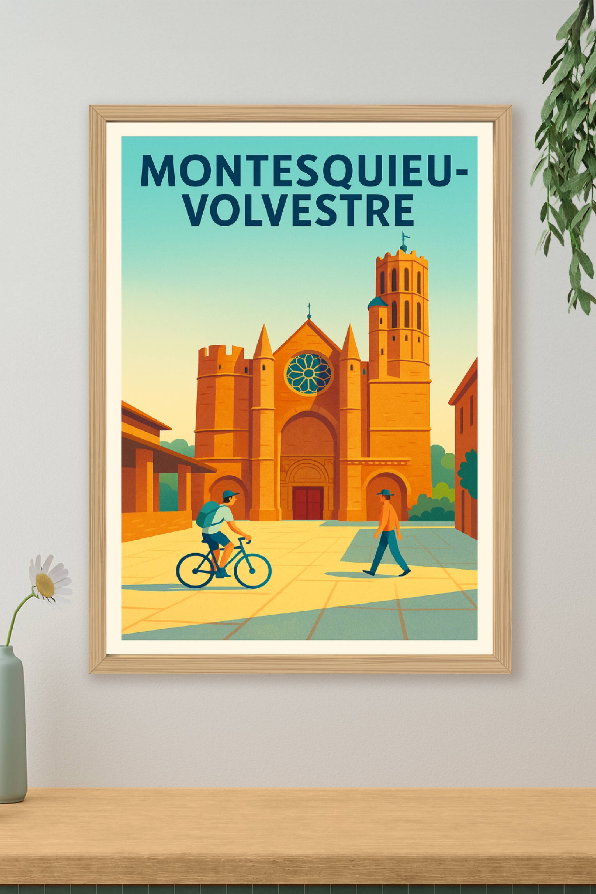 Affiche de Montesquieu-Volvestre - Charme et patrimoine au coeur de la ville