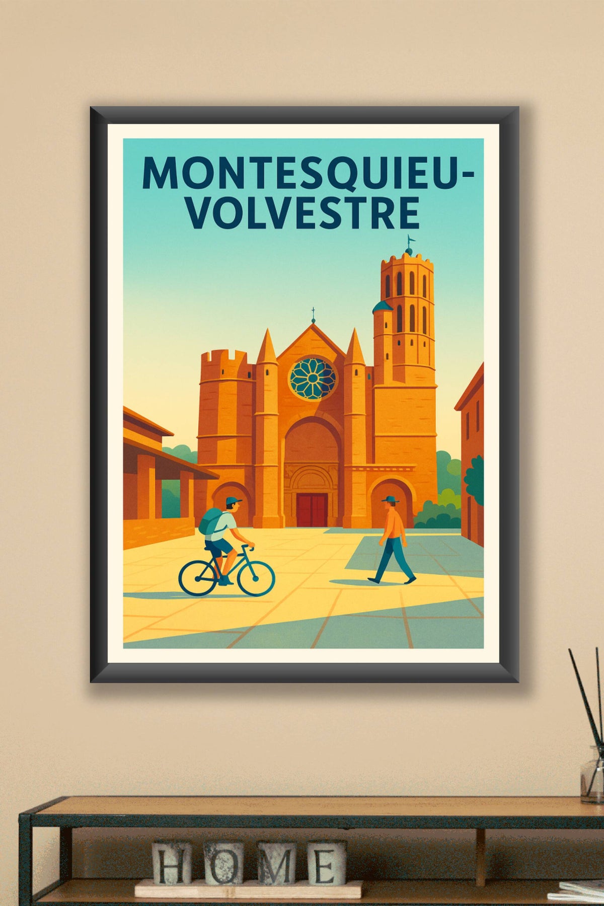 Affiche de Montesquieu-Volvestre - Charme et patrimoine au coeur de la ville