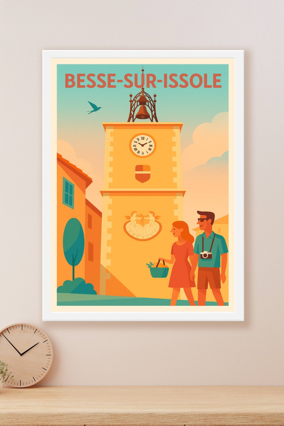 Affiche de Besse-sur-Issole - L'élégance provençale au rendez-vous