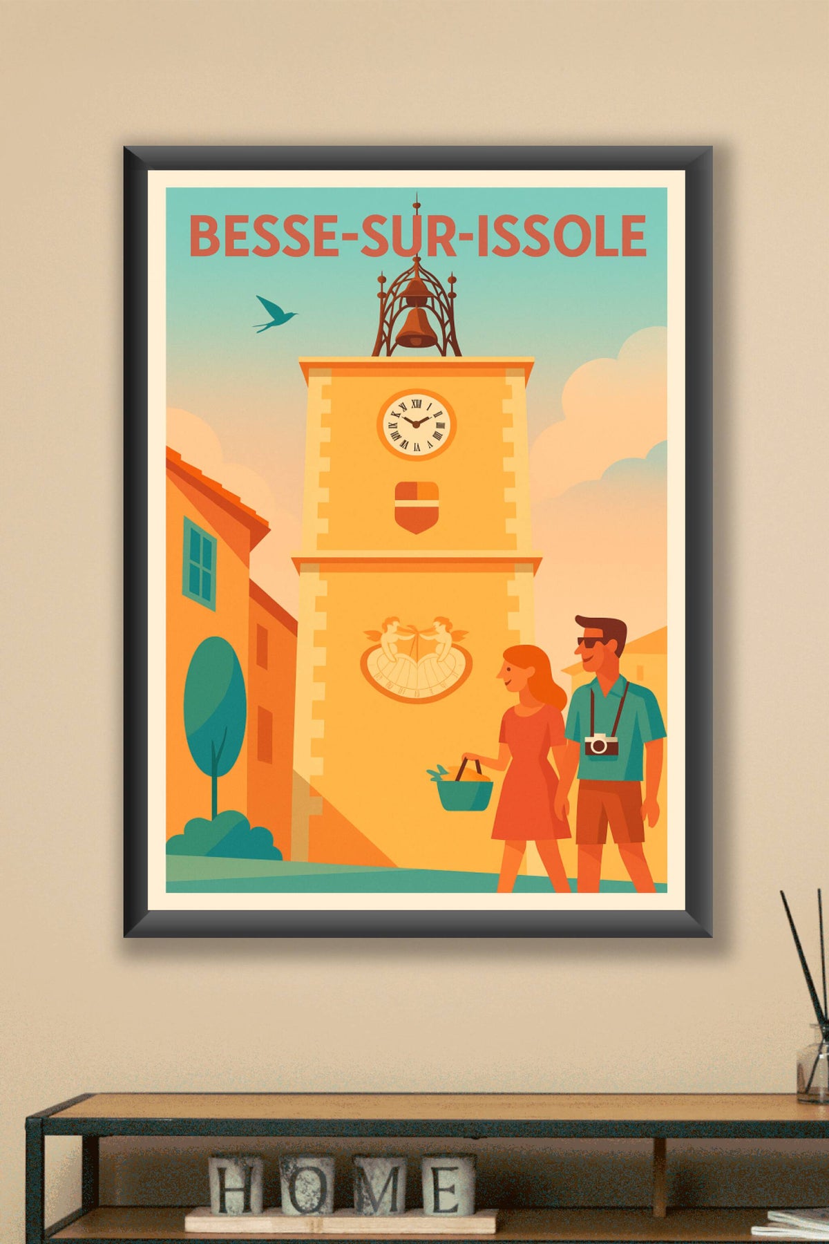 Affiche de Besse-sur-Issole - L'élégance provençale au rendez-vous