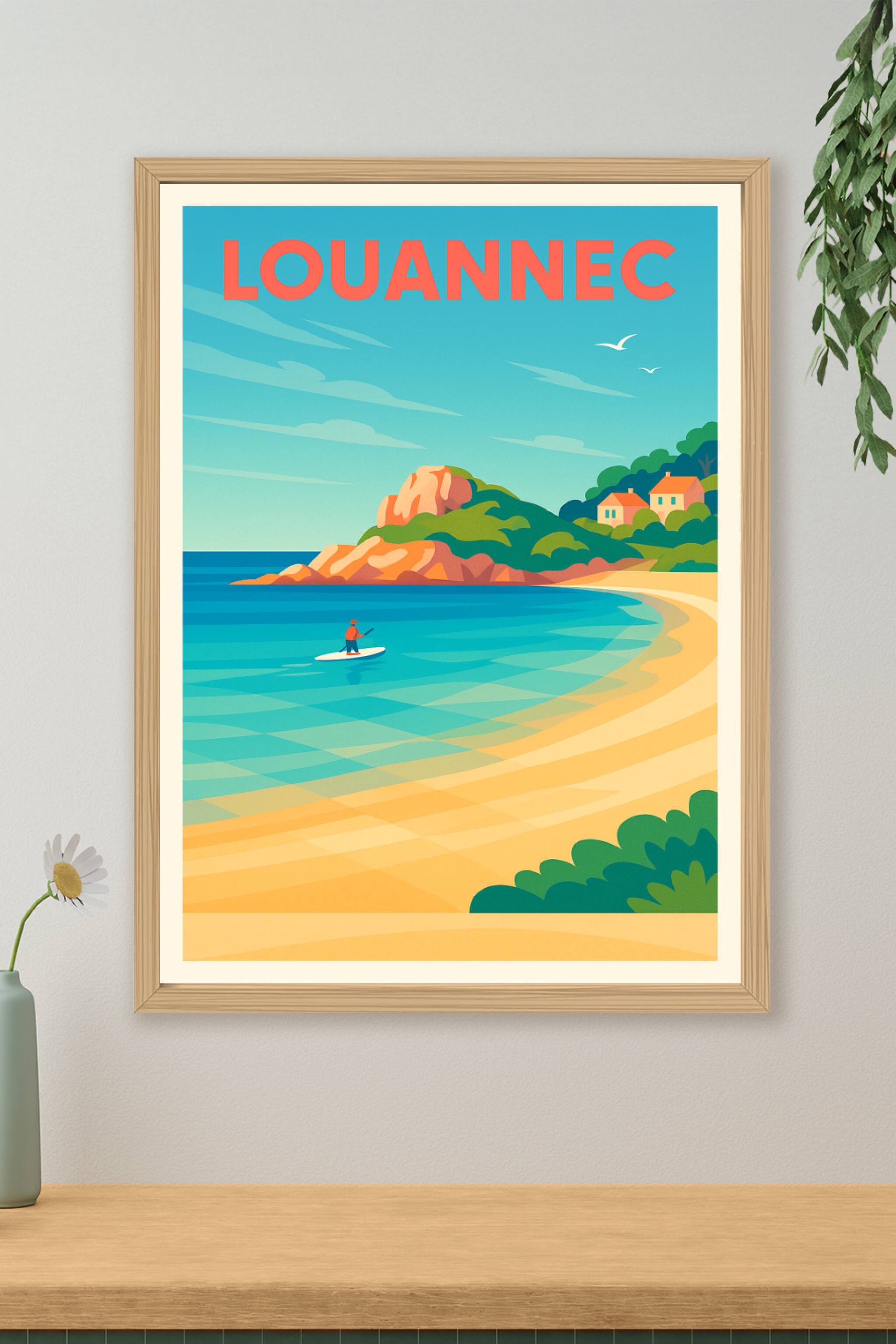 Affiche de Louannec - Évasion et douceur bretonne au bord de la mer