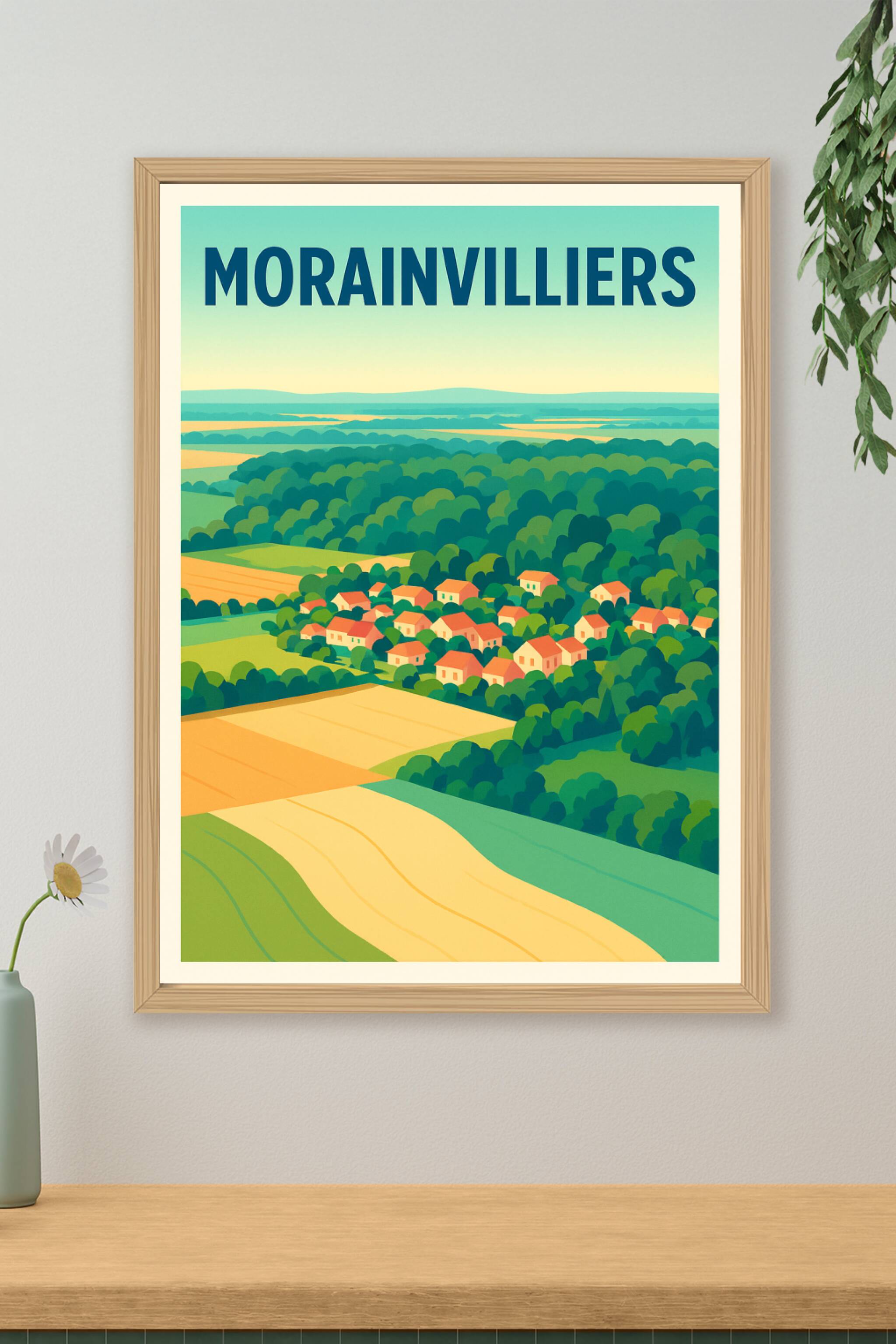 Affiche de Morainvilliers - Havre de verdure et douceur de vivre