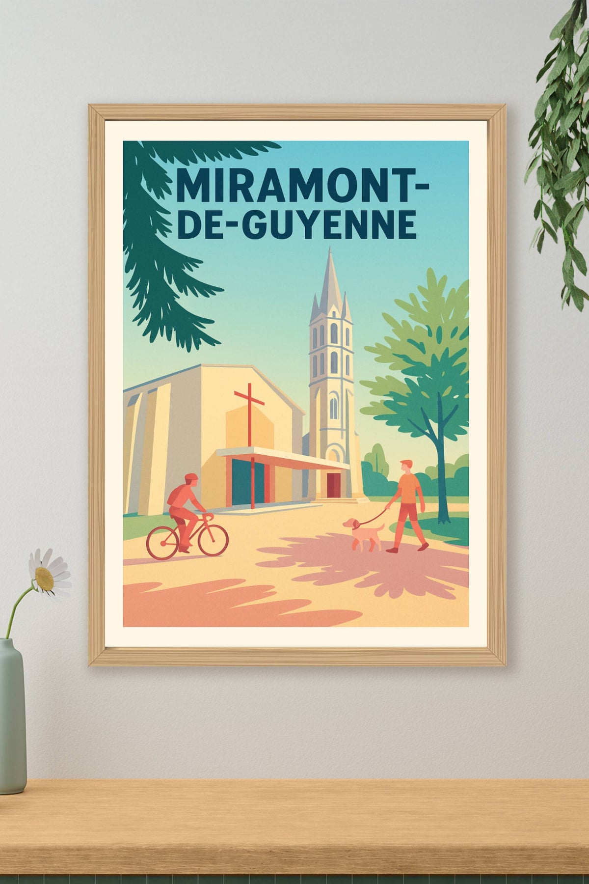 Affiche de Miramont-de-Guyenne - Sérénité au cœur de la campagne