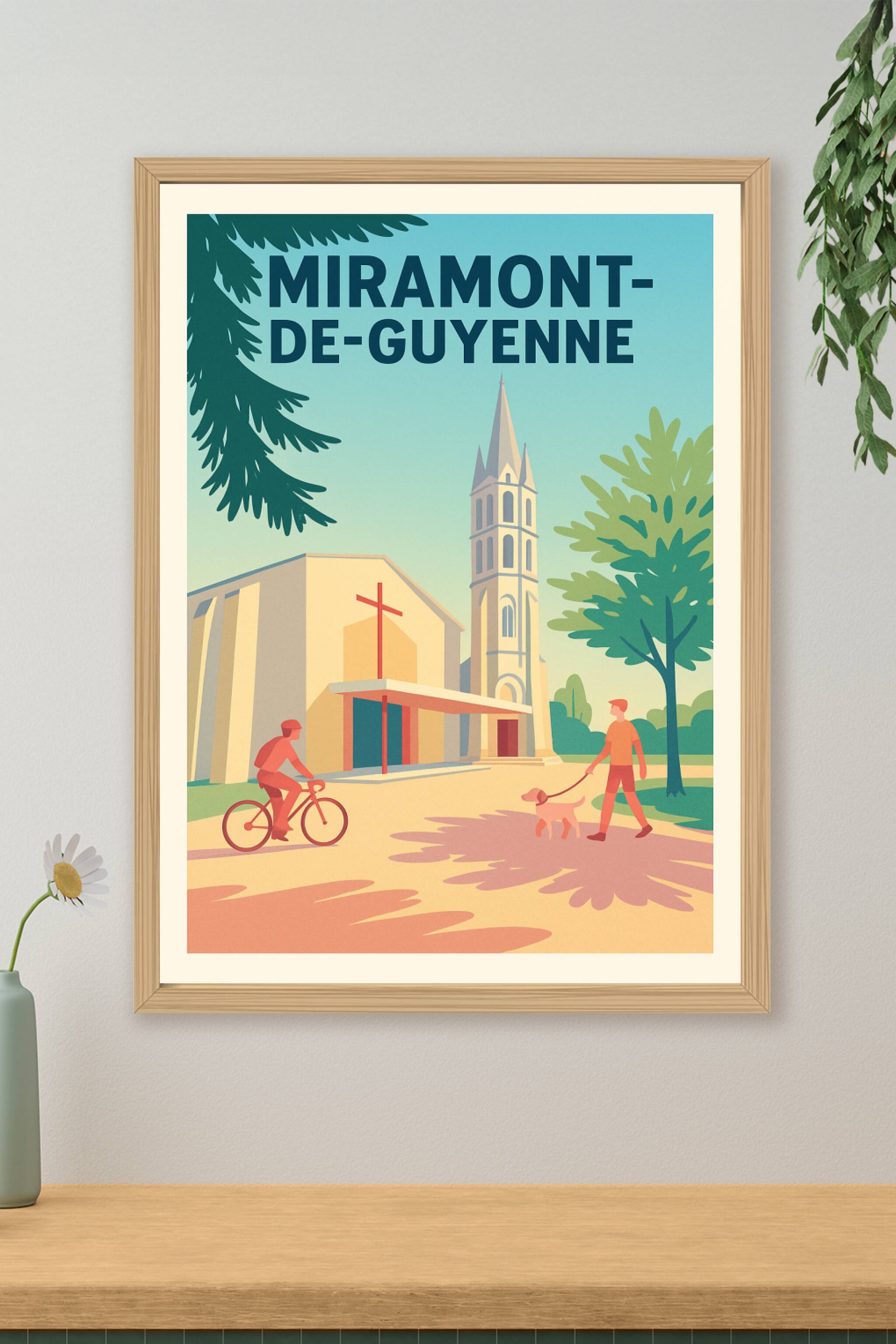 Affiche de Miramont-de-Guyenne - Sérénité au cœur de la campagne
