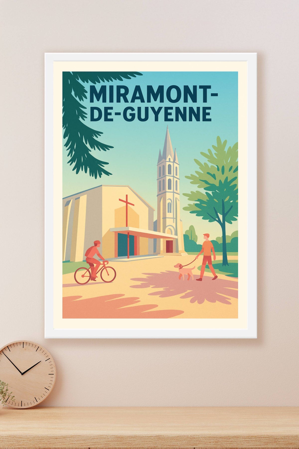 Affiche de Miramont-de-Guyenne - Sérénité au cœur de la campagne