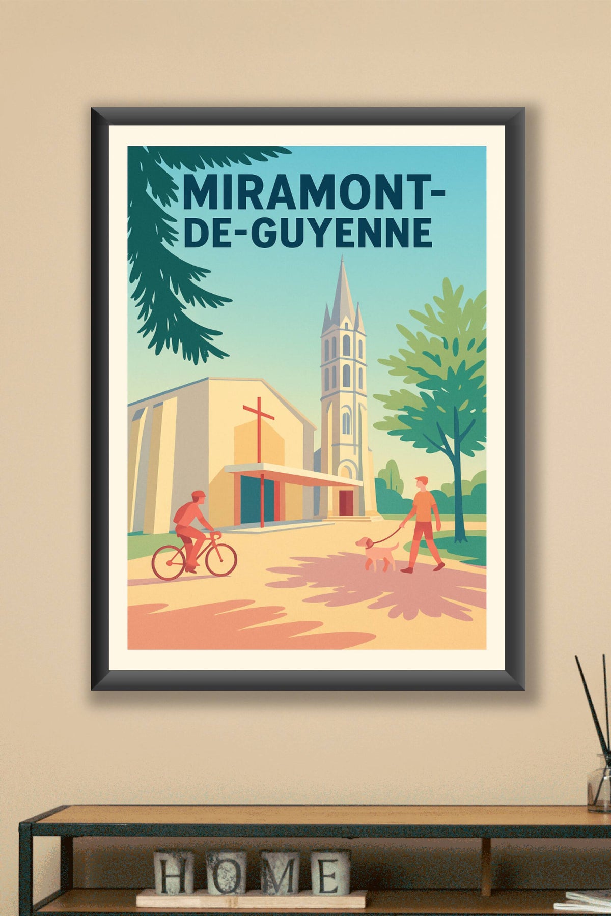 Affiche de Miramont-de-Guyenne - Sérénité au cœur de la campagne