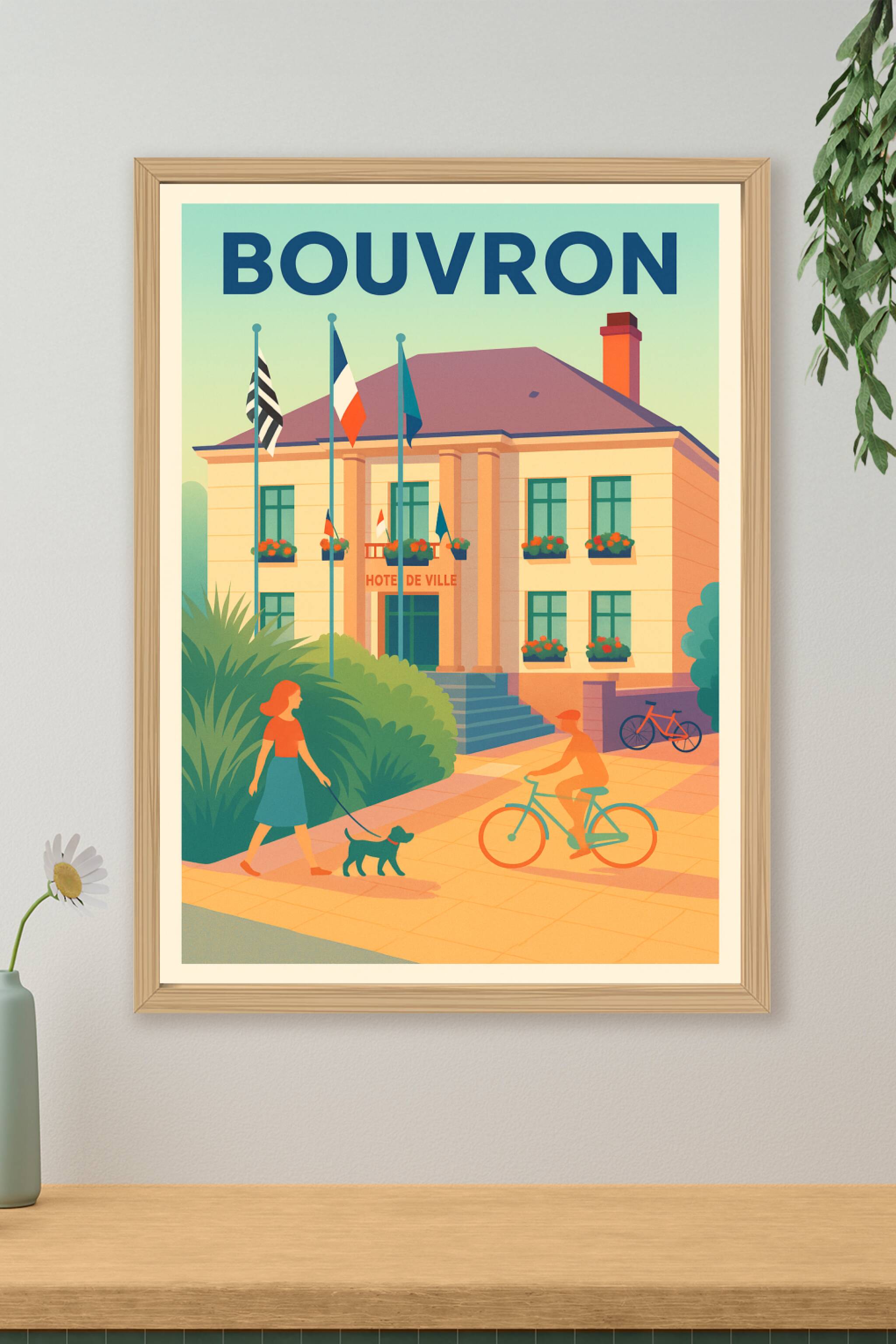 Affiche de Bouvron - Charme et douceur de vie au cœur de la ville