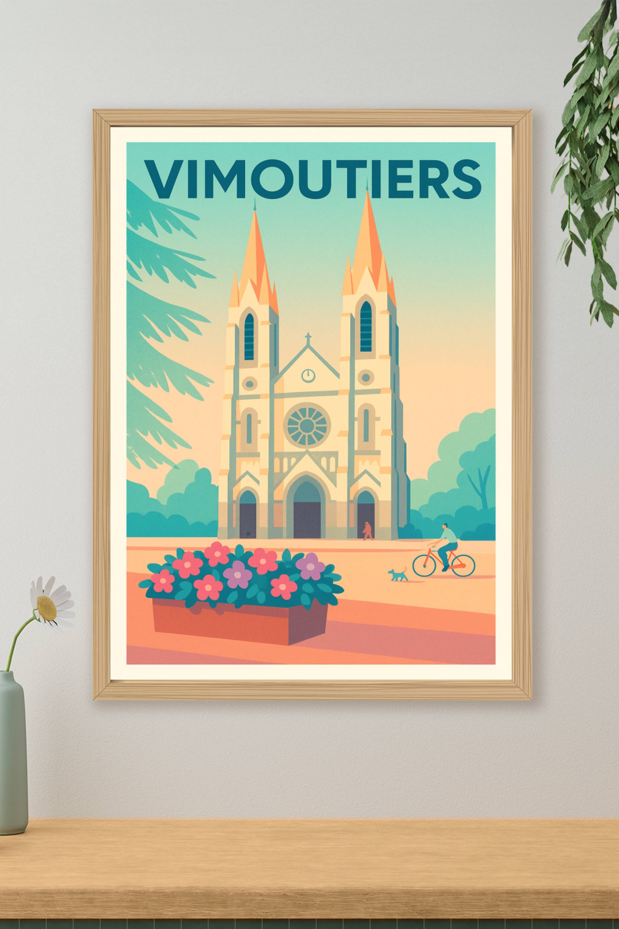 Affiche de Vimoutiers - Charme et Sérénité Normande
