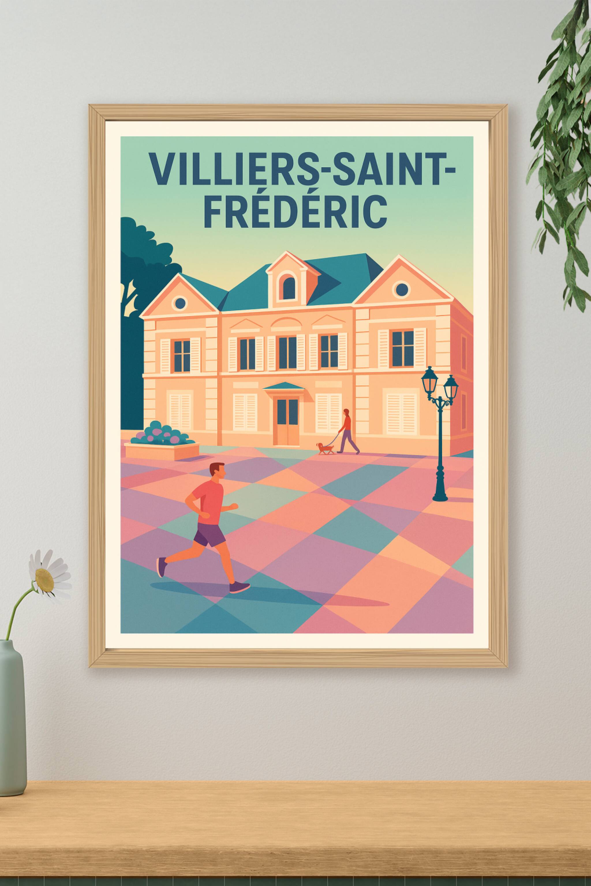 Affiche de Villiers-Saint-Frédéric - Charme et sérénité au cœur du village