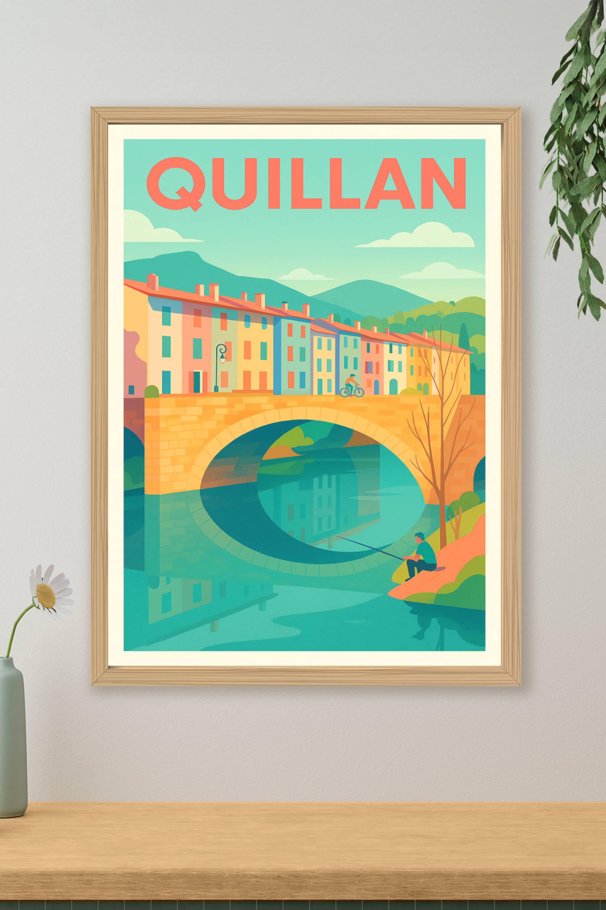 Affiche de Quillan - Sérénité au fil de l'Aude