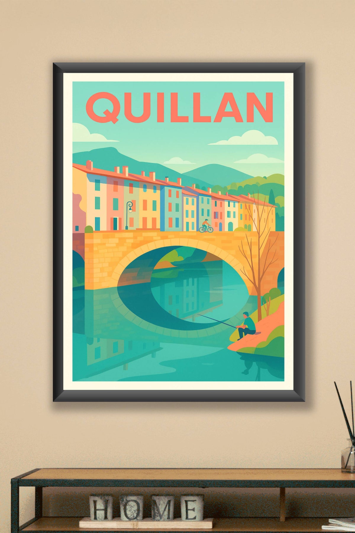 Affiche de Quillan - Sérénité au fil de l'Aude