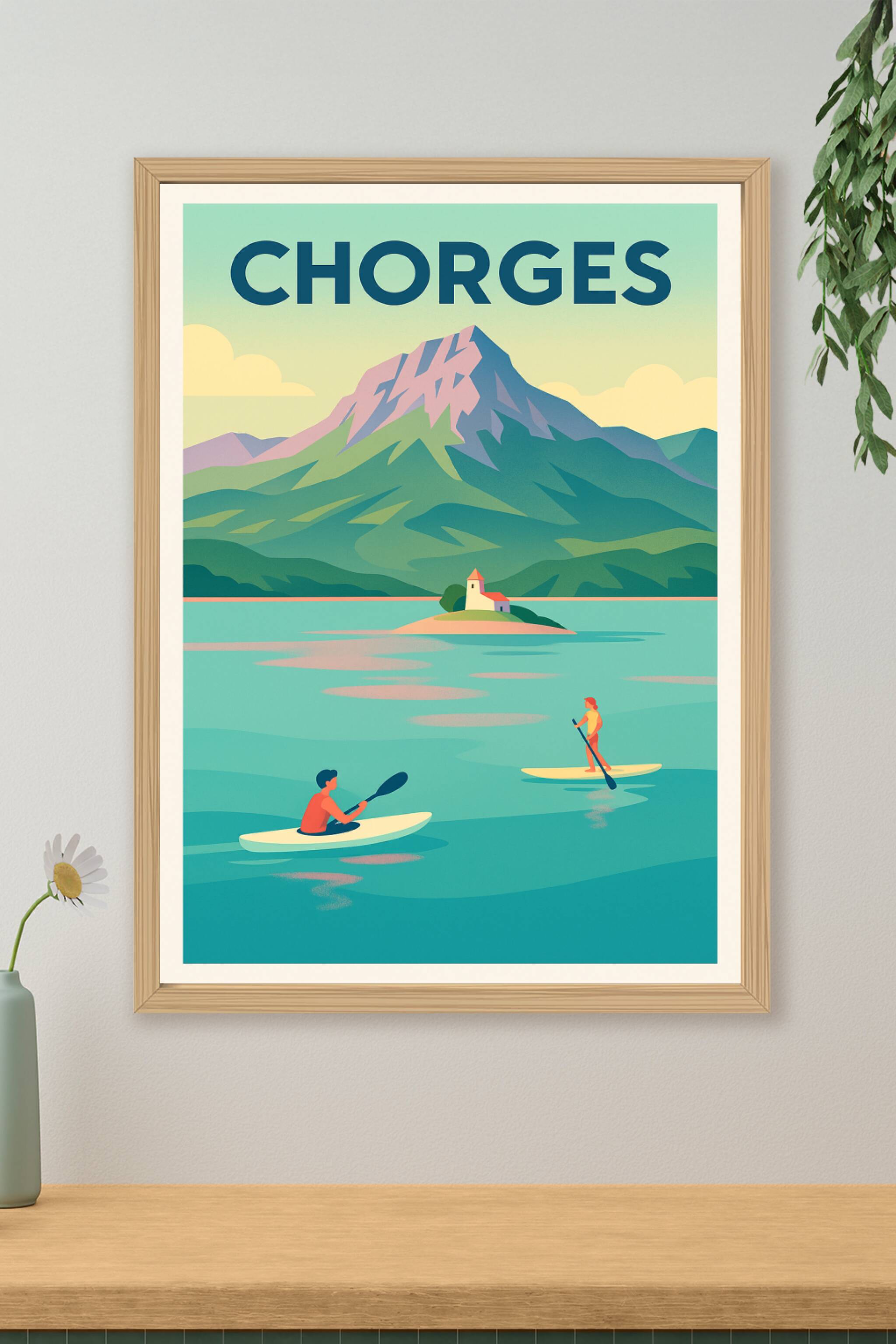 Affiche de Chorges - Évasion et sérénité au cœur des Alpes