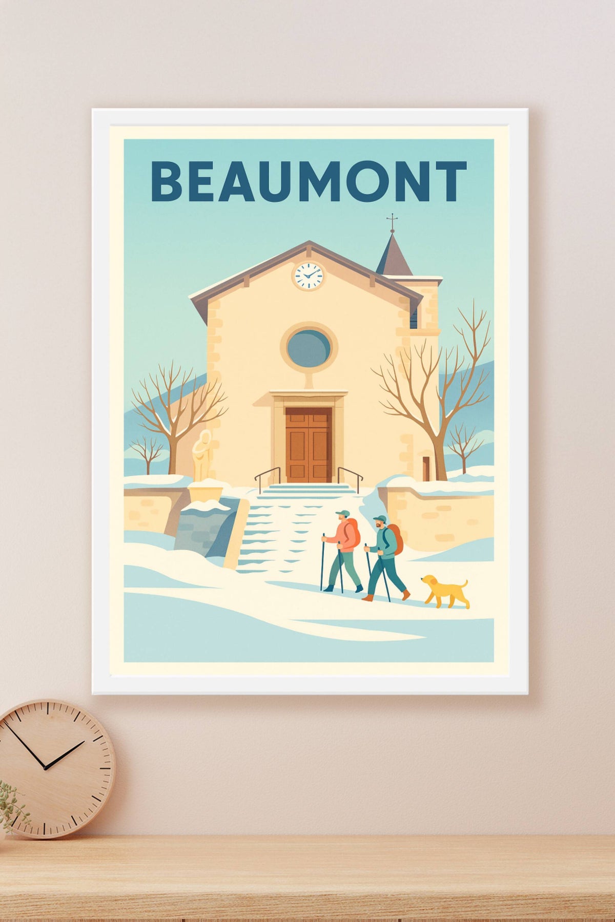 Affiche de Beaumont - L'hiver paisible au cœur du village