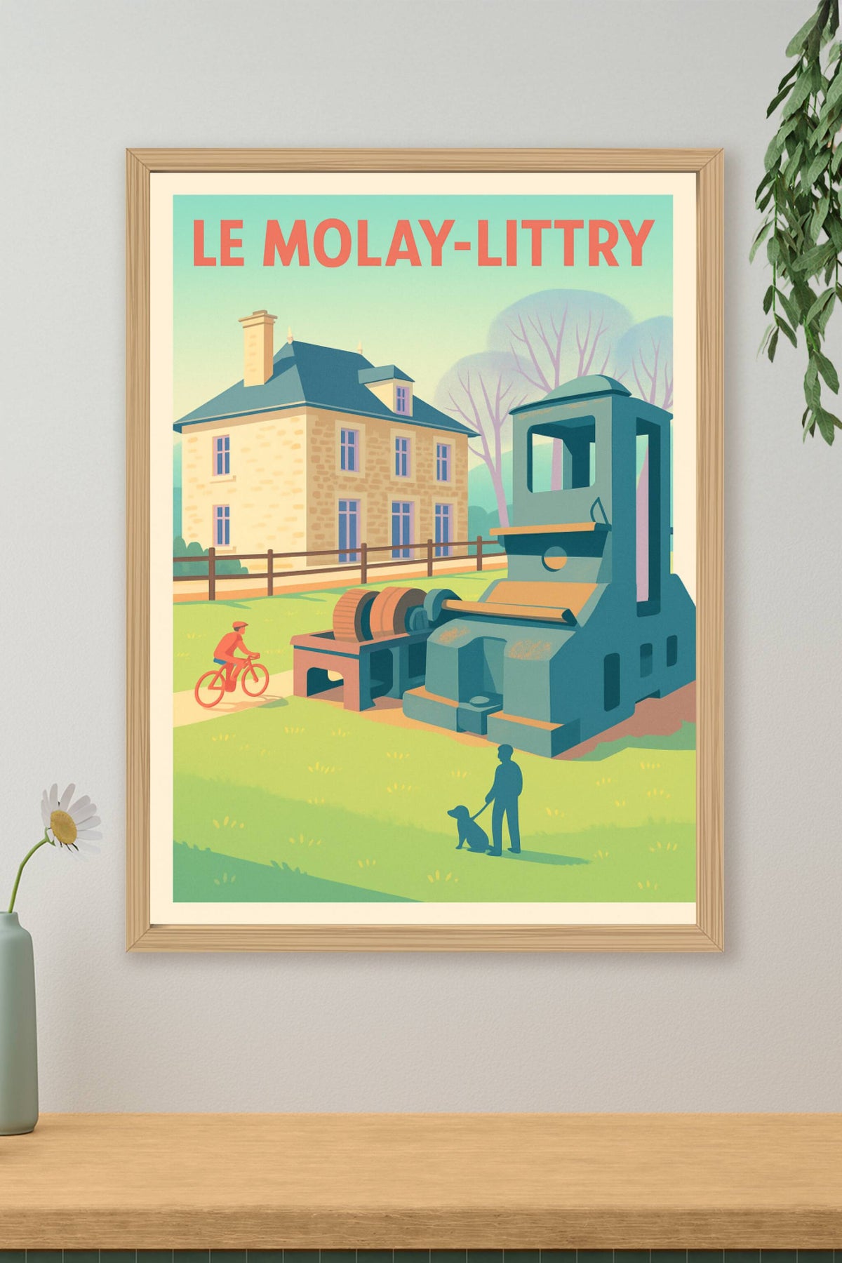 Affiche de Le Molay-Littry - Un coin de patrimoine normand