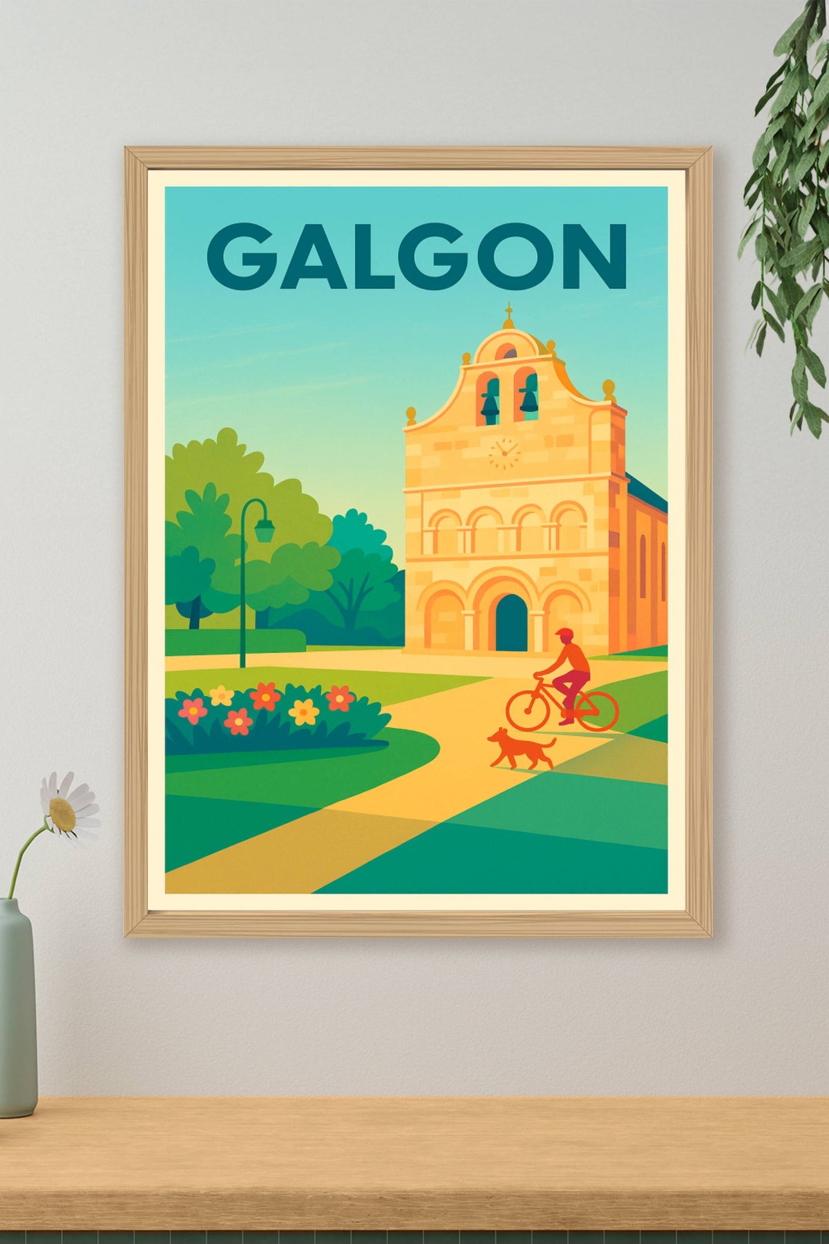 Affiche de Galgon - Charme et Sérénité en Nouvelle-Aquitaine