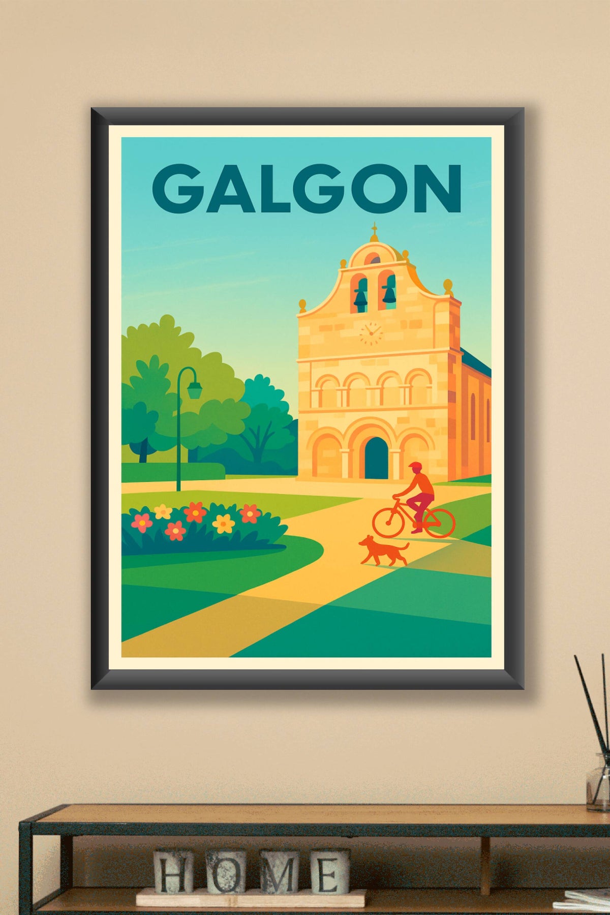 Affiche de Galgon - Charme et Sérénité en Nouvelle-Aquitaine