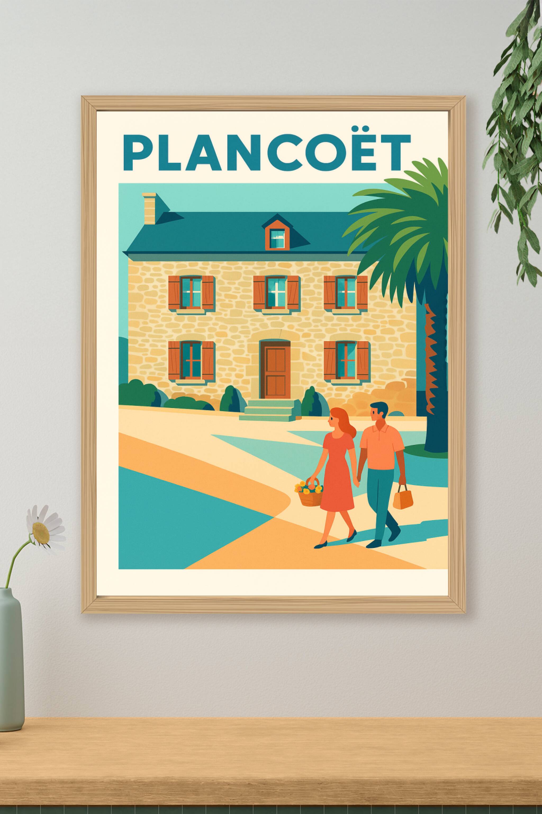 Affiche de Plancoët - Charme et douceur bretonne
