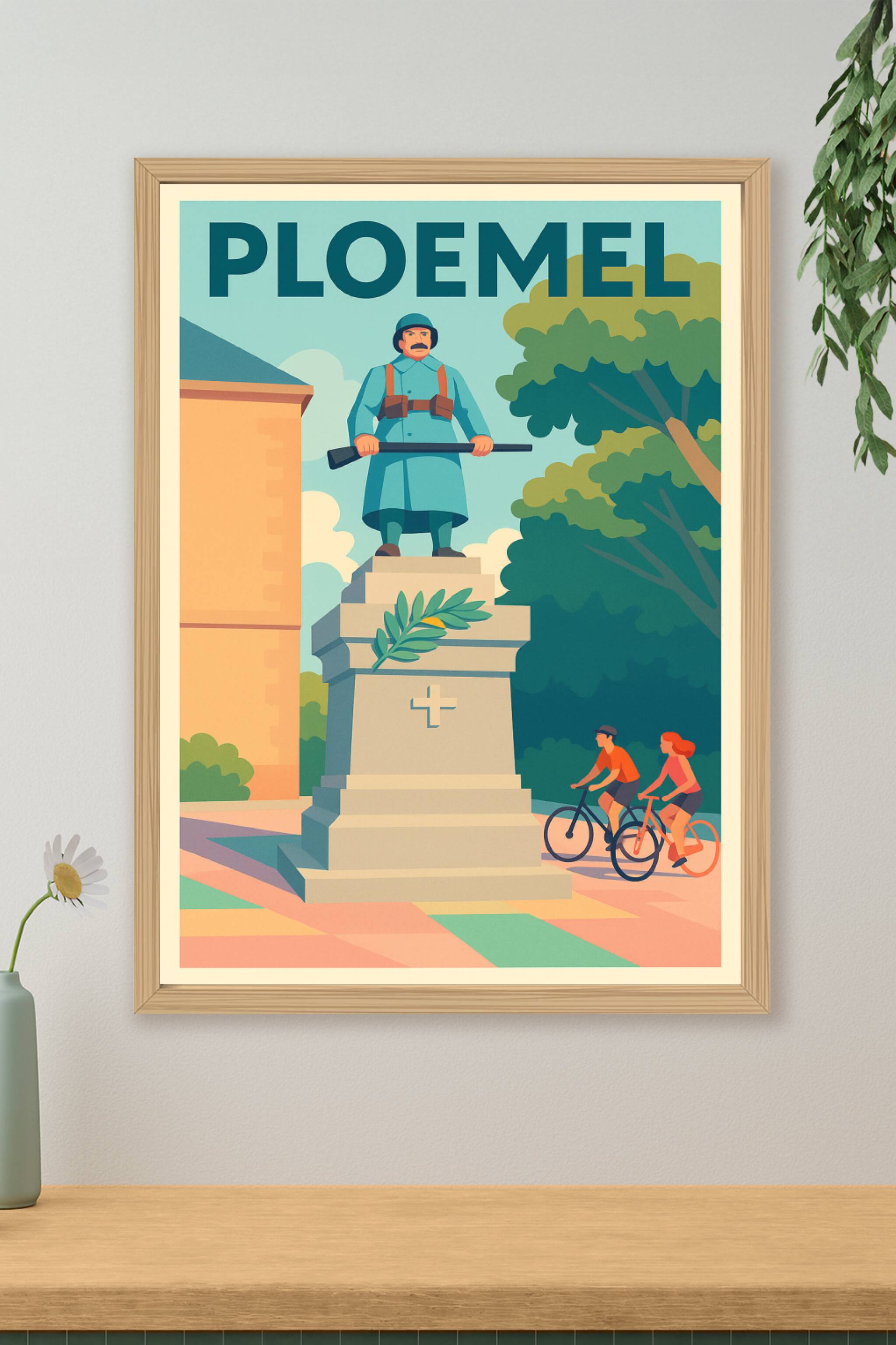 Affiche de Ploemel - Un hommage vibrant au cœur de la ville