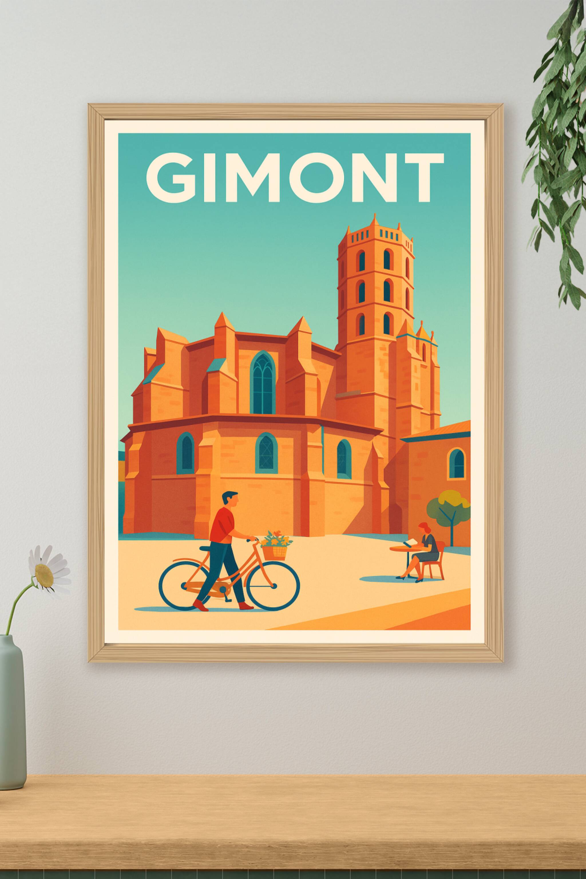 Affiche de Gimont - Charme et sérénité en Haute-Garonne