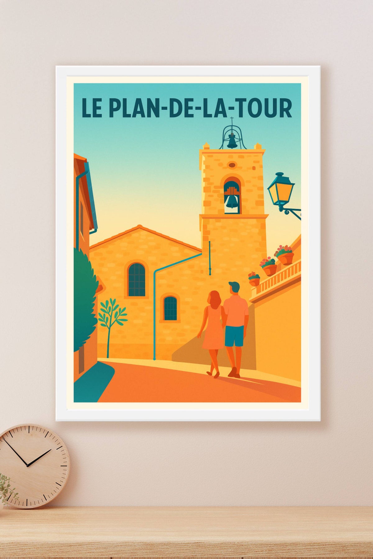 Affiche de Le Plan-de-la-Tour - Escapade ensoleillée au cœur du village