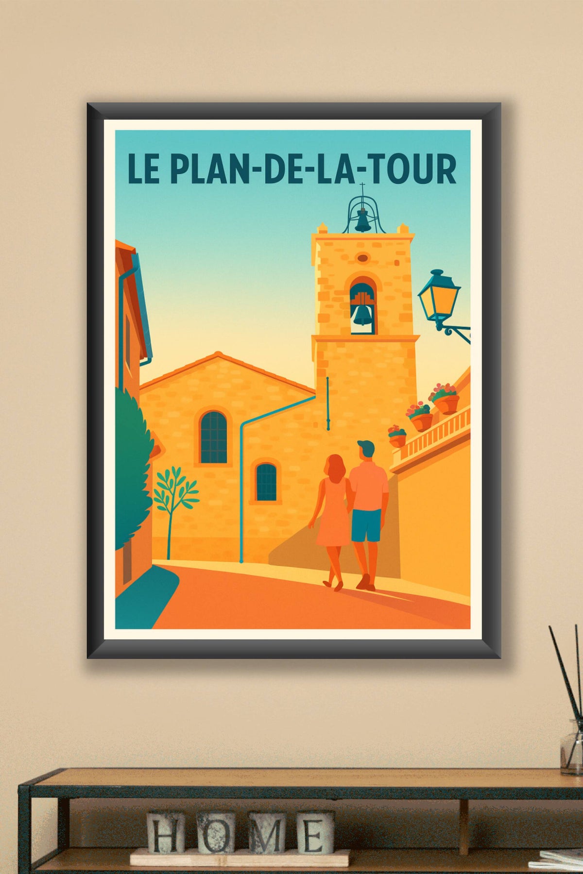 Affiche de Le Plan-de-la-Tour - Escapade ensoleillée au cœur du village