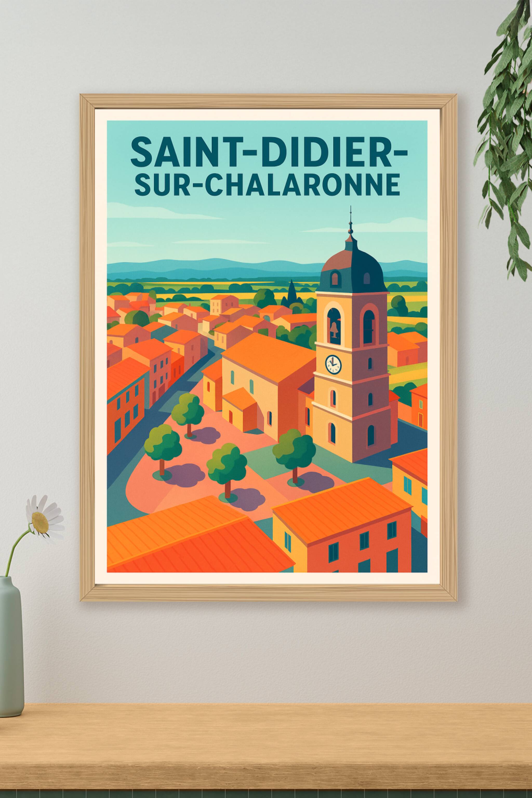 Affiche de Saint-Didier-sur-Chalaronne - Charme typique et douceur de vivre