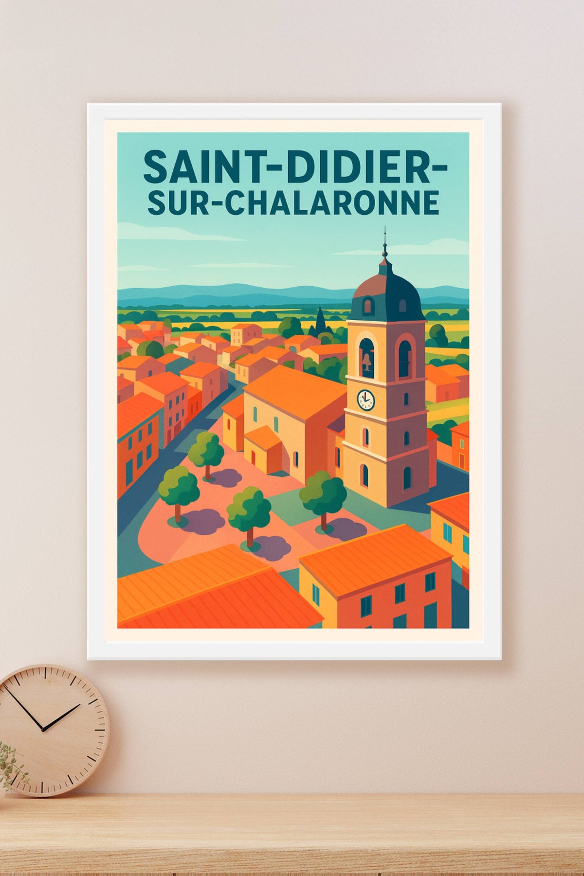 Affiche de Saint-Didier-sur-Chalaronne - Charme typique et douceur de vivre
