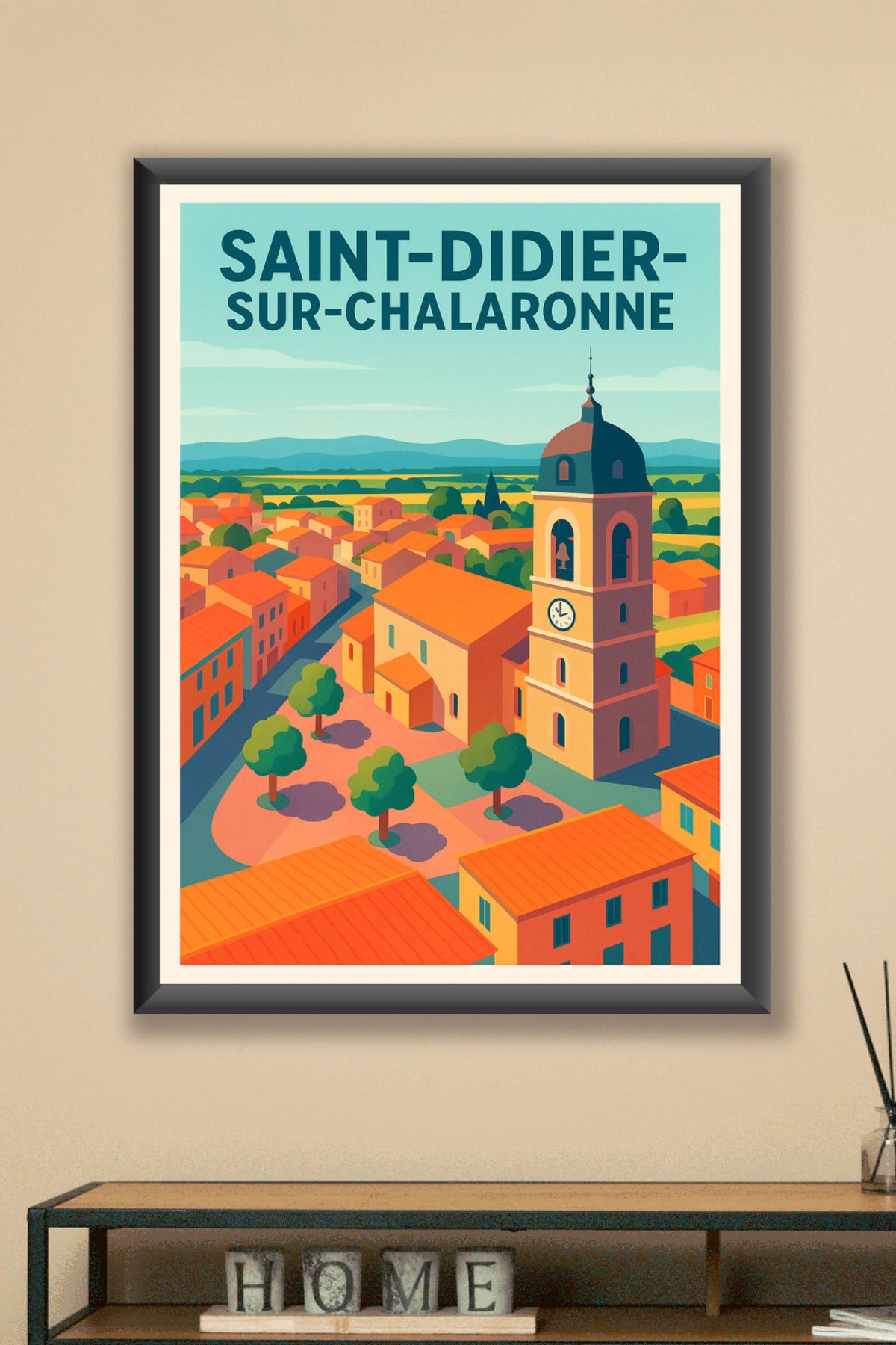 Affiche de Saint-Didier-sur-Chalaronne - Charme typique et douceur de vivre