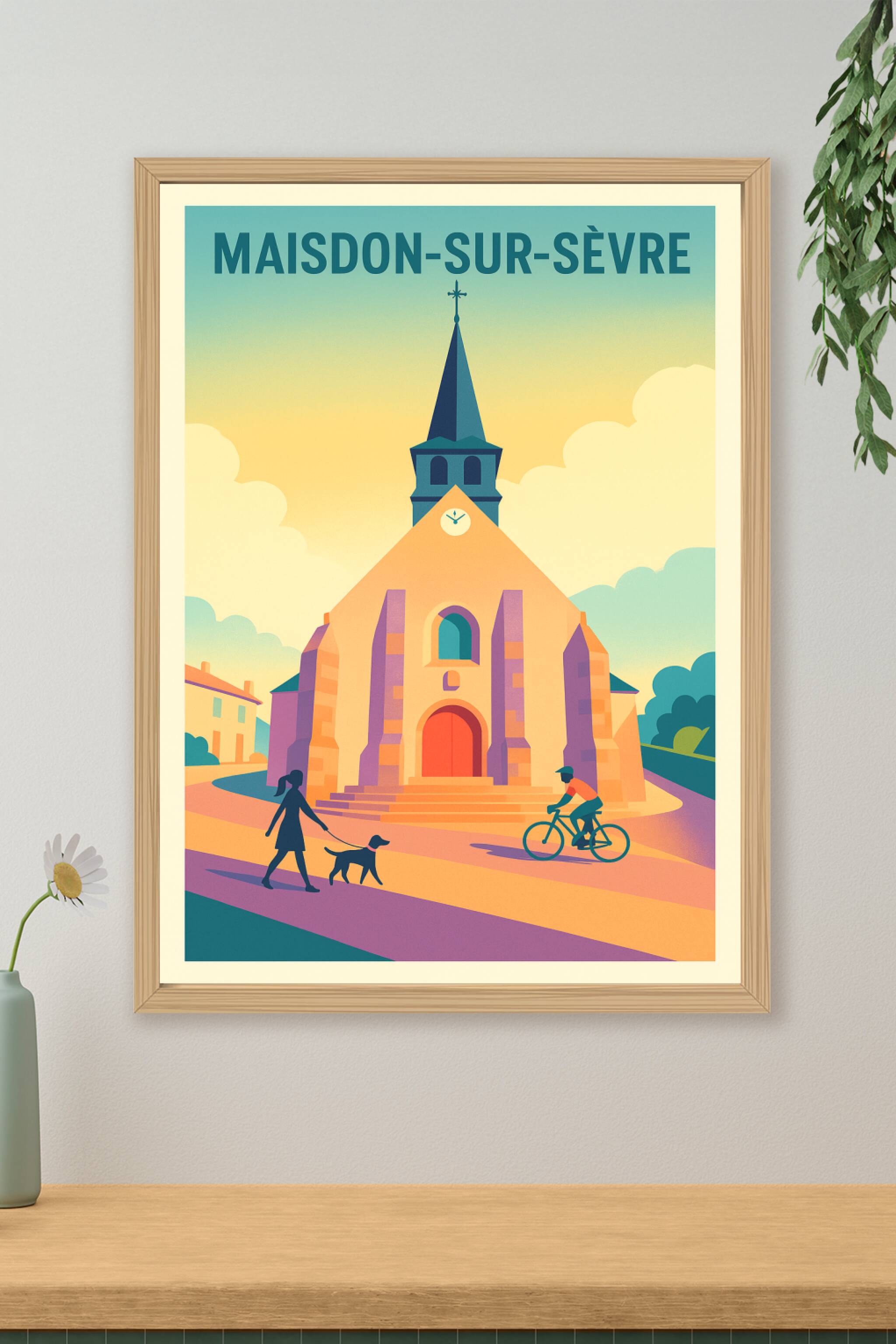 Affiche de Maisdon-sur-Sèvre - Sérénité et charme au cœur du village