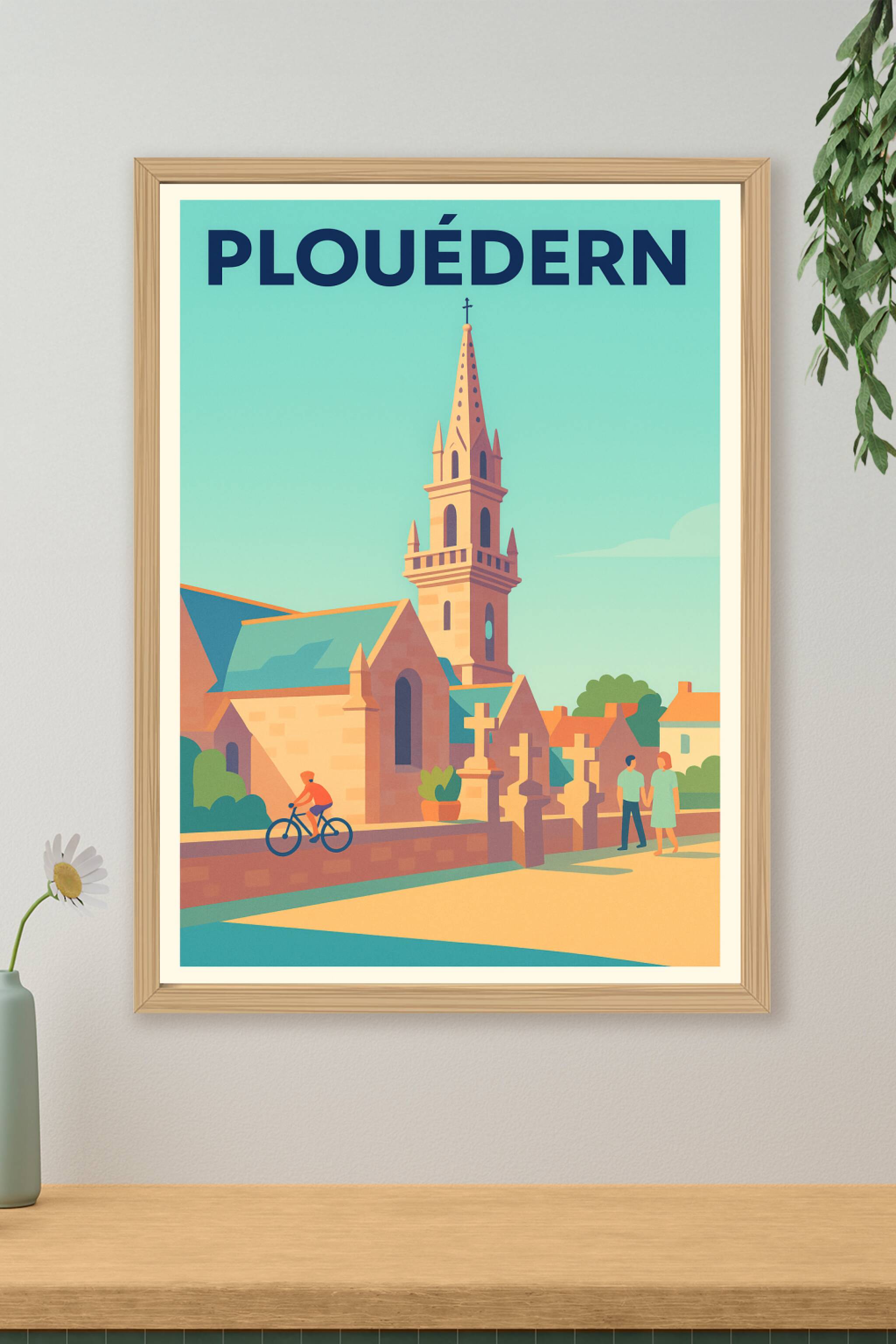 Affiche de Plouédern - Charme et sérénité bretonne