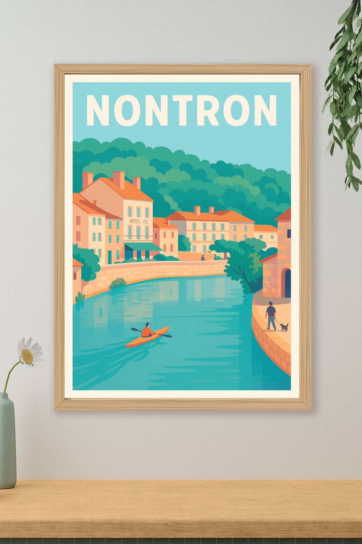 Affiche de Nontron - Charme et sérénité au fil de l'eau