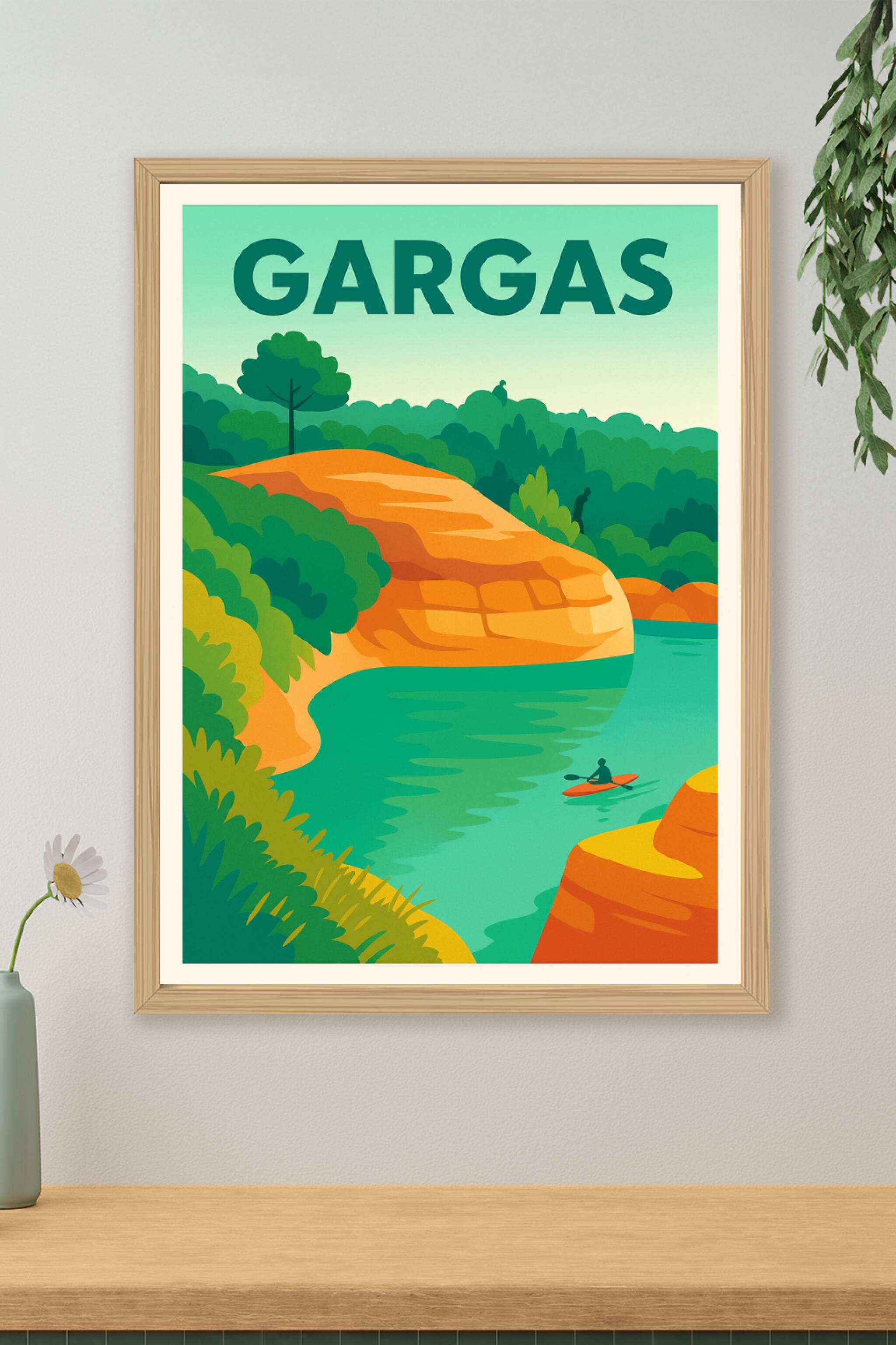 Affiche de Gargas - Nature et sérénité en Provence