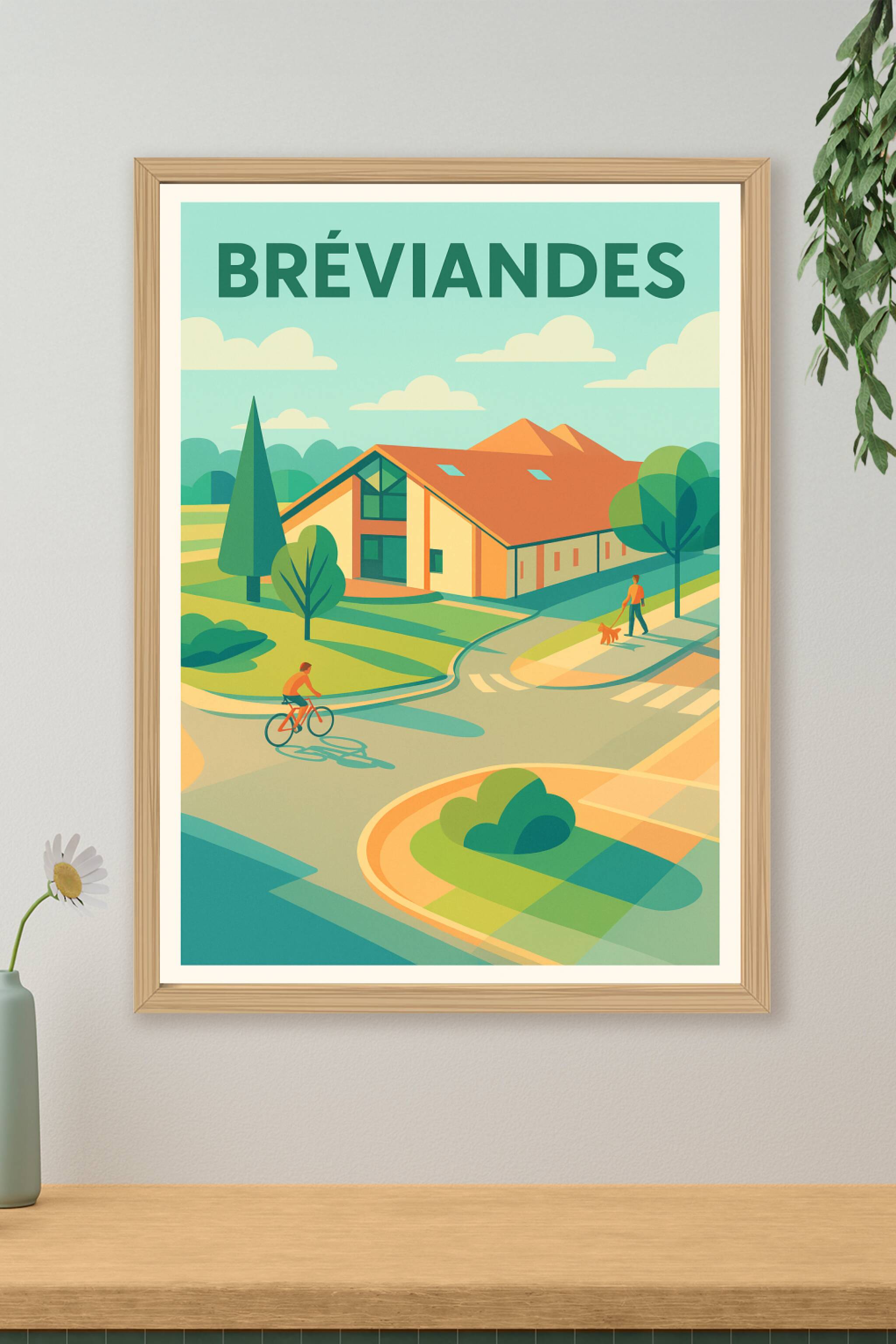 Affiche de Bréviandes - Charme et Sérénité au Coeur de la Nature