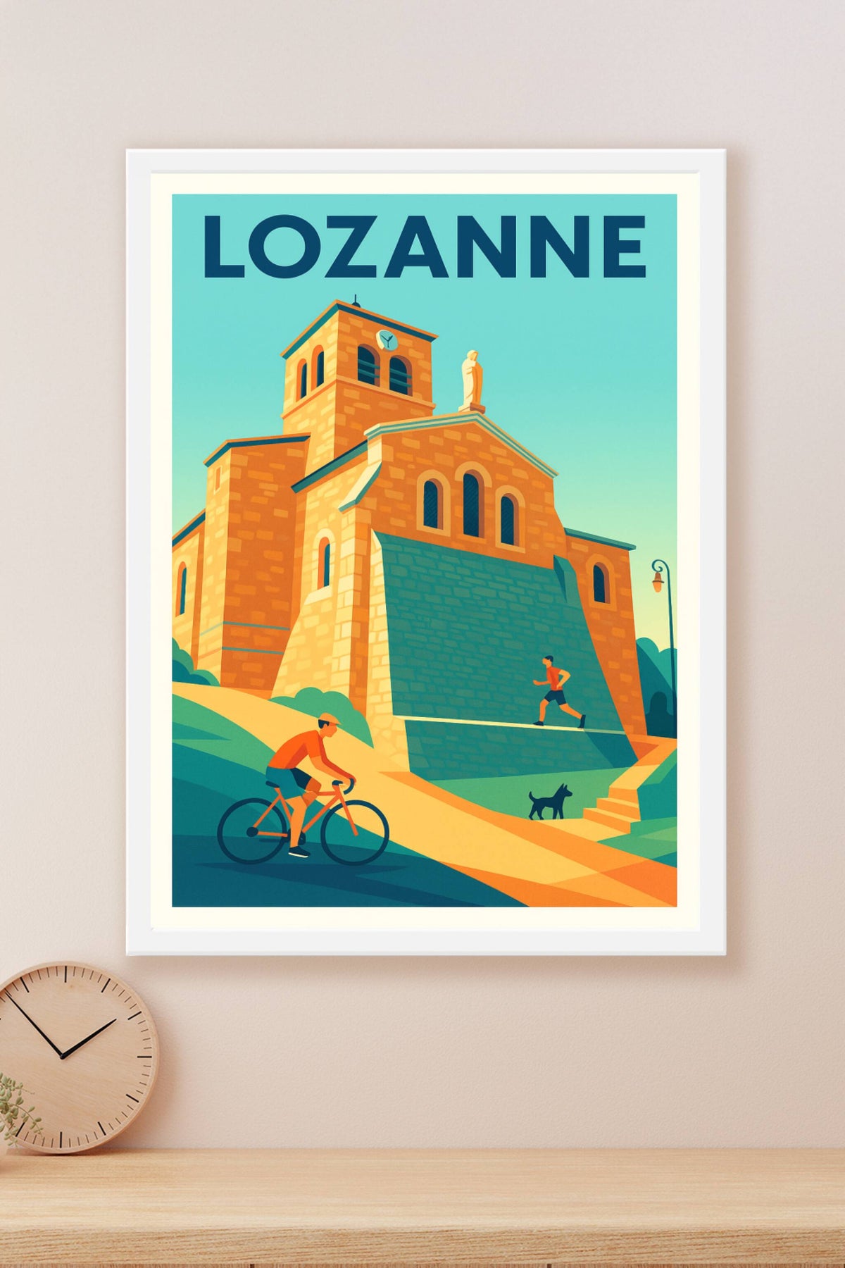 Affiche de Lozanne - Charme et activité au cœur de la ville