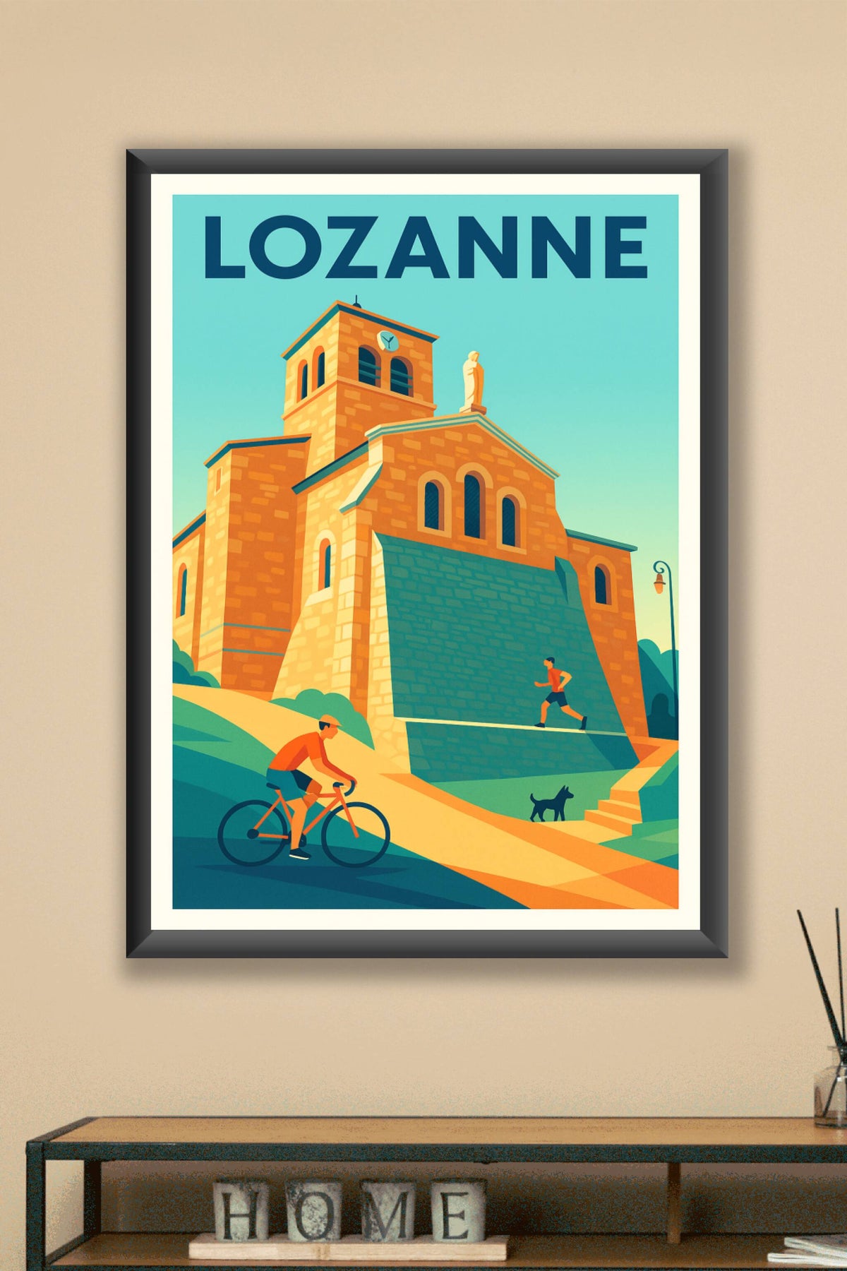 Affiche de Lozanne - Charme et activité au cœur de la ville