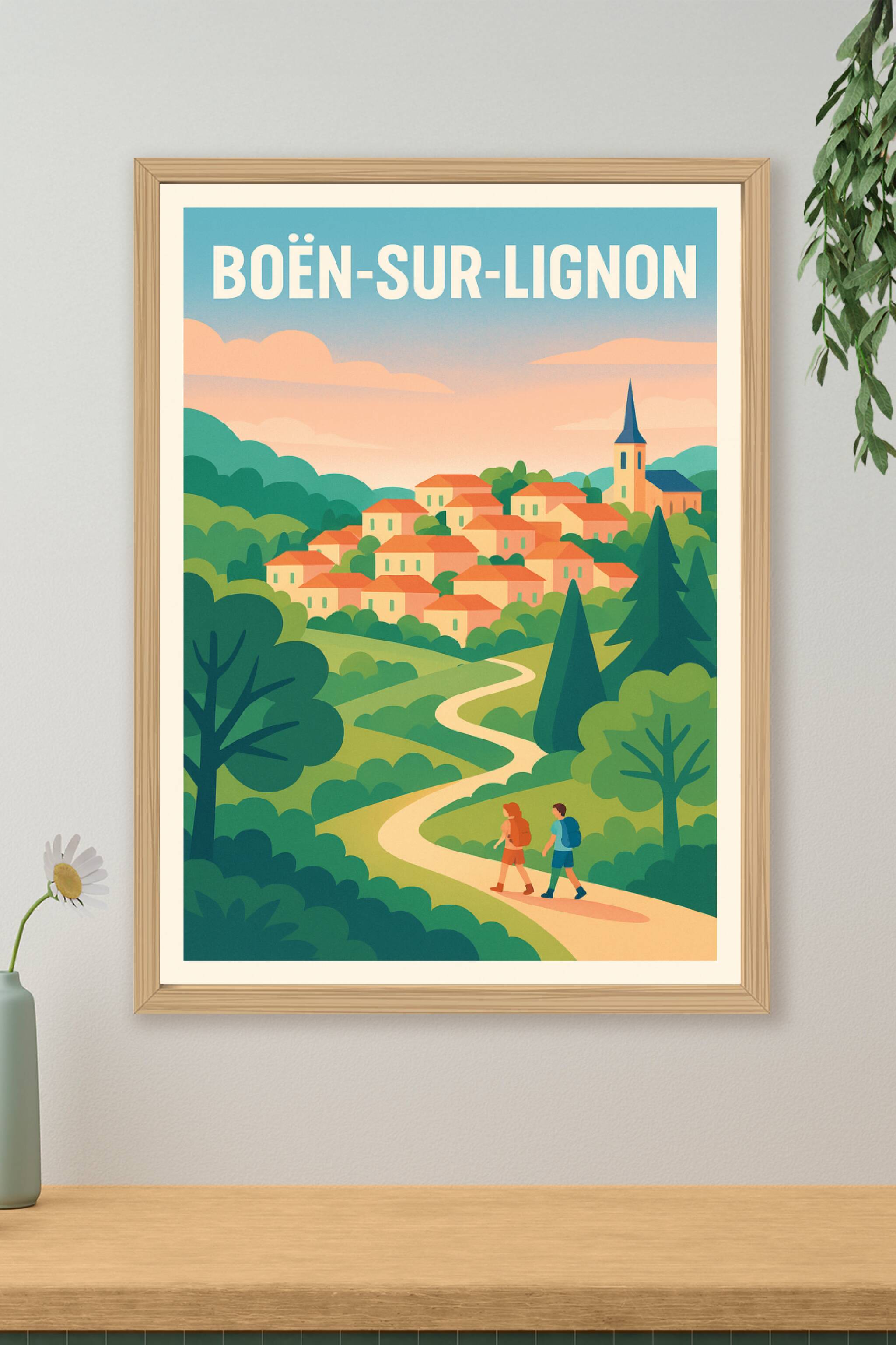 Affiche de Boën-sur-Lignon - Escapade bucolique au cœur de la nature