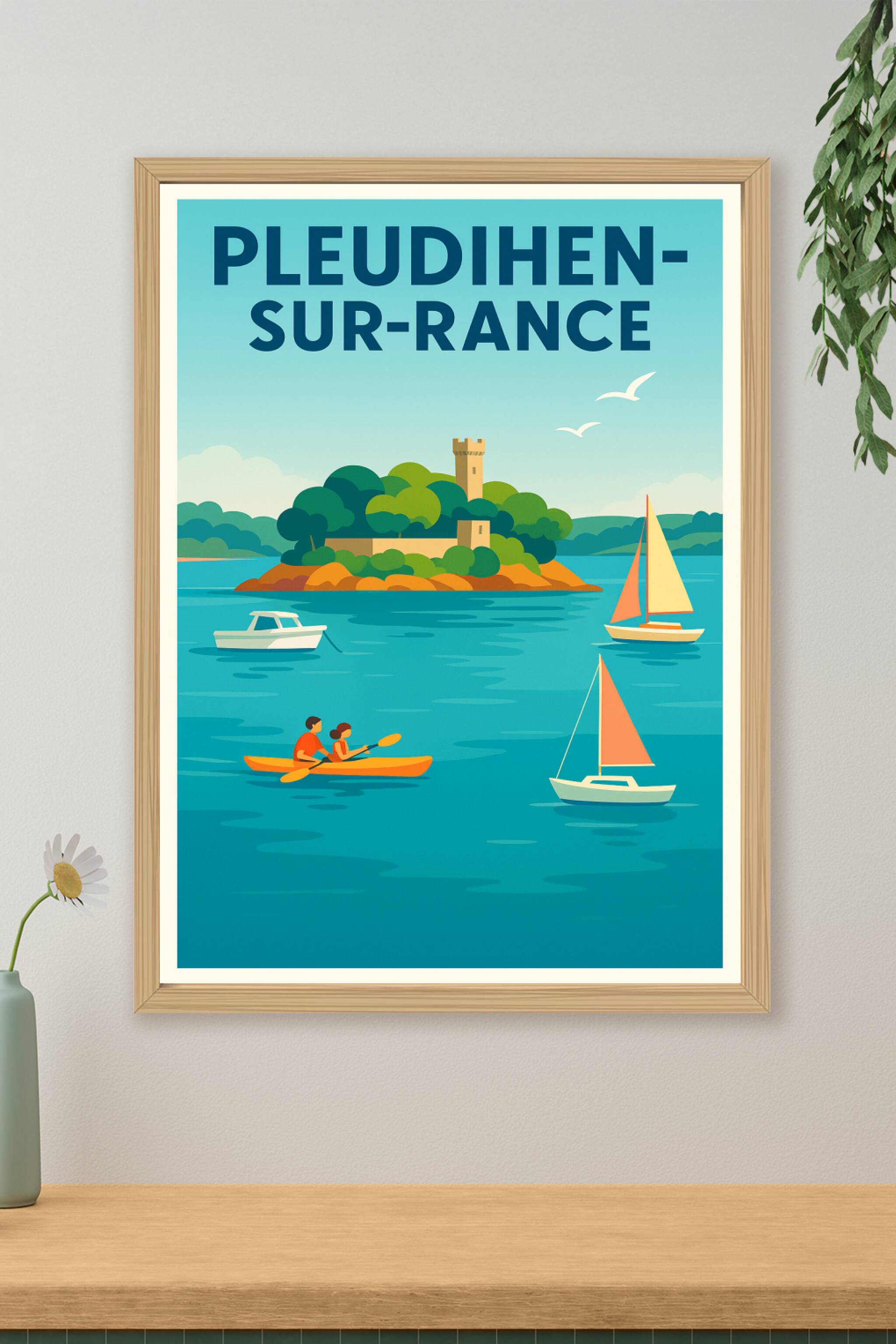 Affiche de Pleudihen-sur-Rance - Évasion nautique en Bretagne