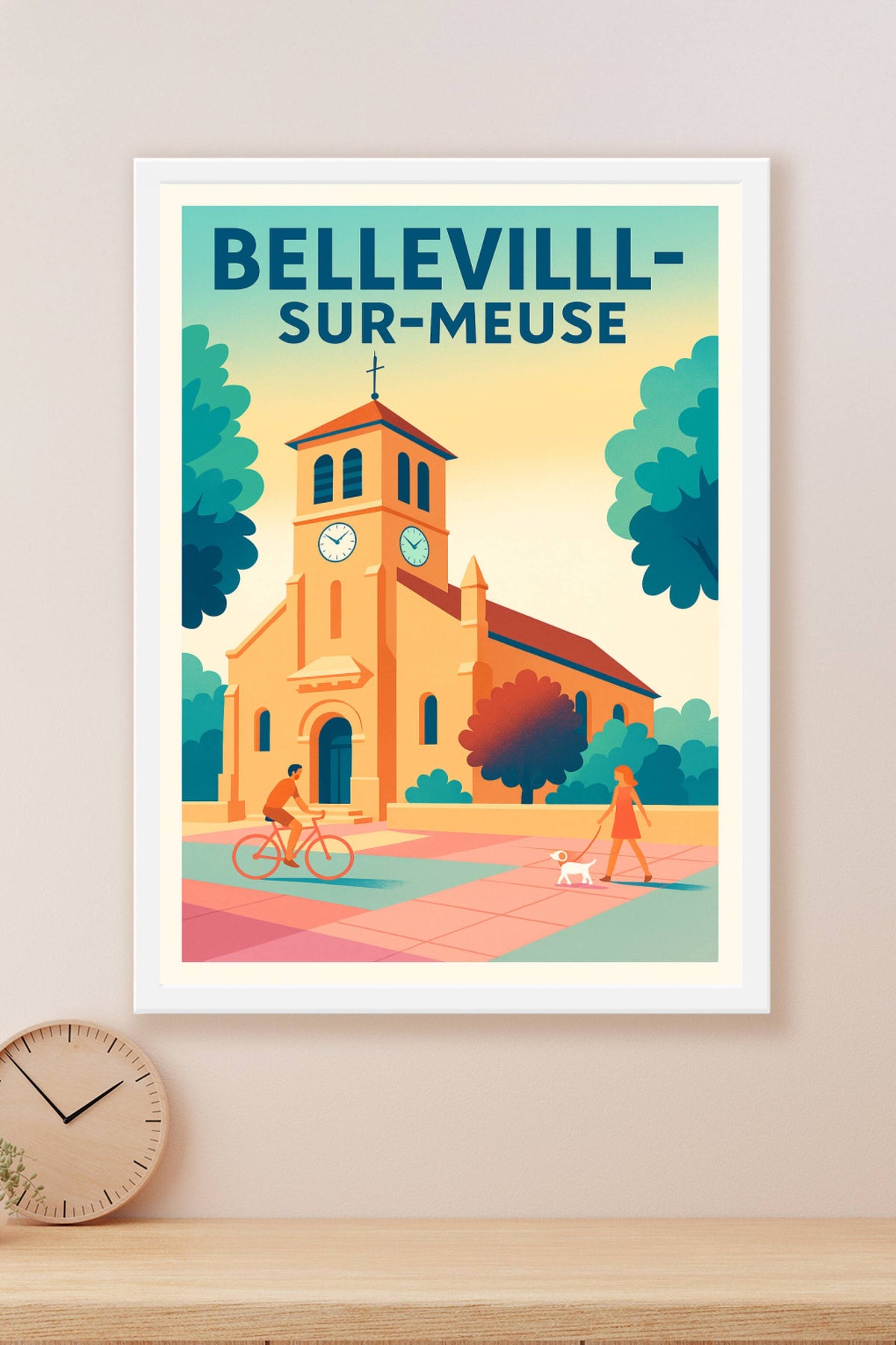 Affiche de Belleville-sur-Meuse - Charme et Sérénité au Cœur du Village