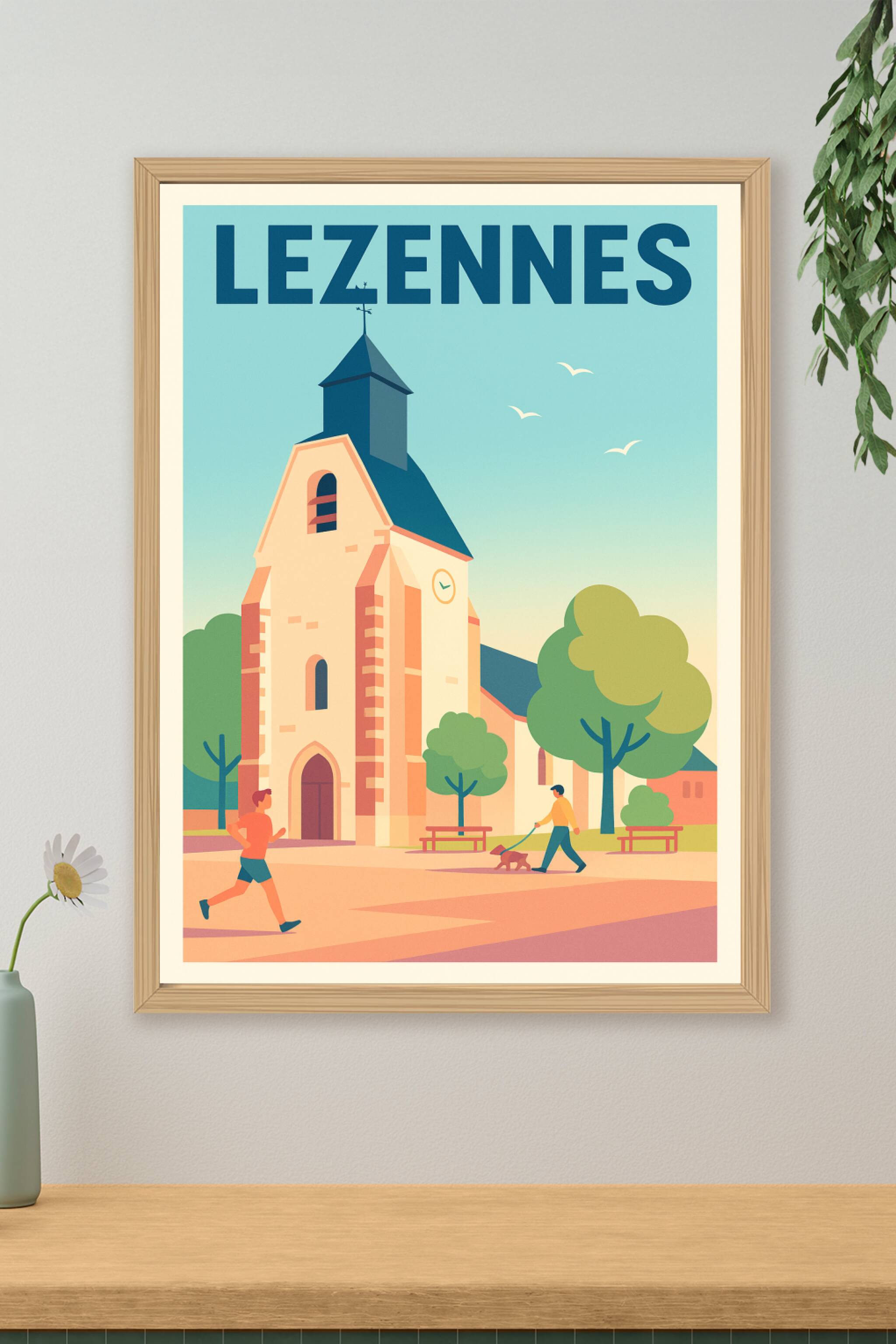 Affiche de Lezennes - Charme paisible au cœur du village